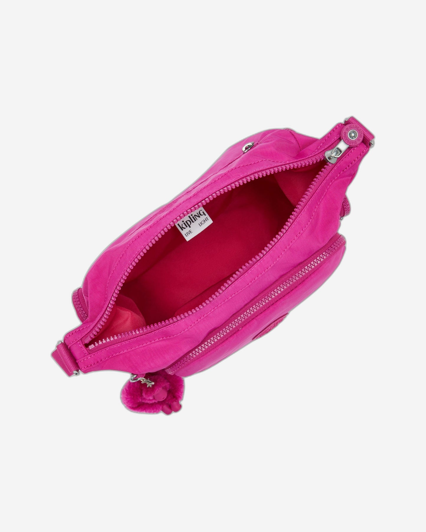 Kipling Gabb S Glowing Fuchsia Medium Crossbody I4493-3KU