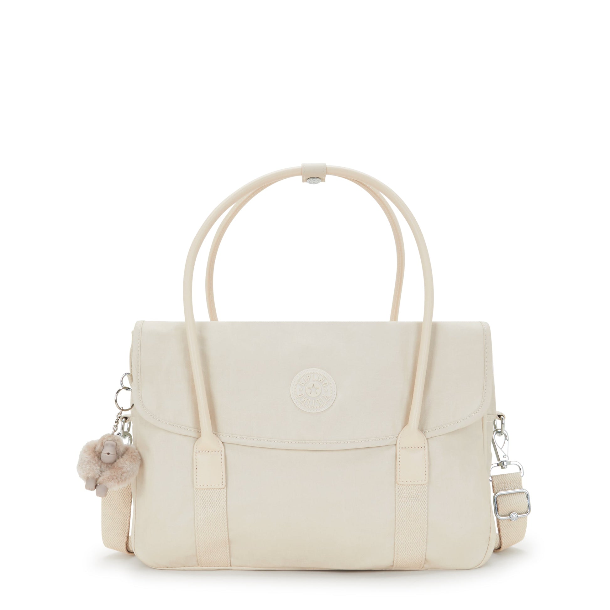 KIPLING-Superworker S-Small Working Bag (With Removable Shoulderstrap)-Beige Pearl-I4555-3KA