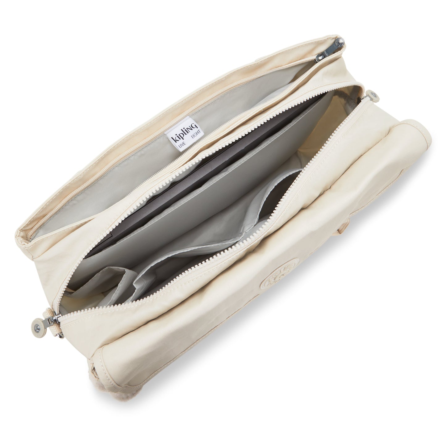 KIPLING-Superworker S-Small Working Bag (With Removable Shoulderstrap)-Beige Pearl-I4555-3KA