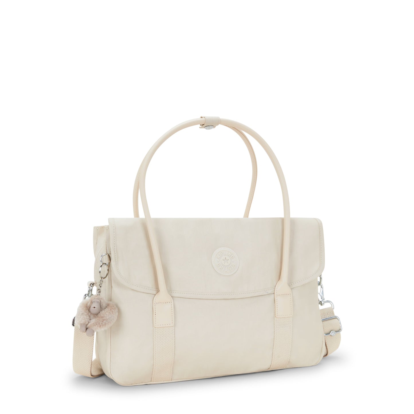 KIPLING-Superworker S-Small Working Bag (With Removable Shoulderstrap)-Beige Pearl-I4555-3KA