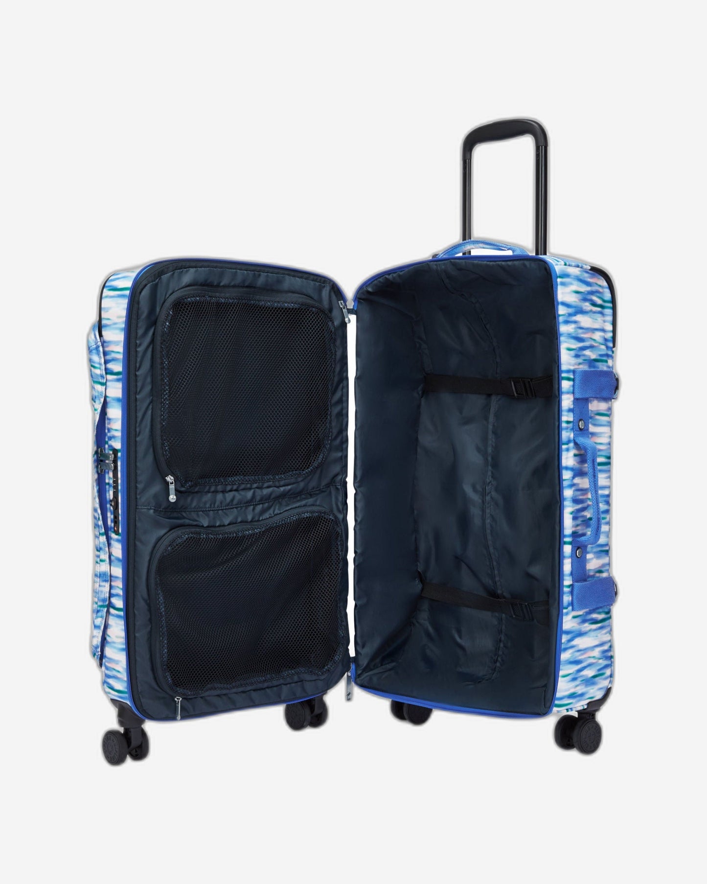 Kipling Spontaneous M Diluted Blue Medium Wheeled Luggage C2I4556-TX9