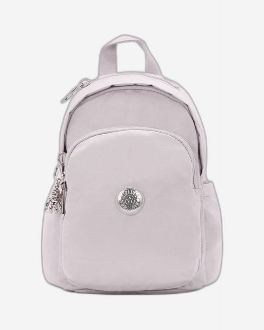 Kipling Delia Mini Gleam Silver Small Backpack C2I4563-K6G