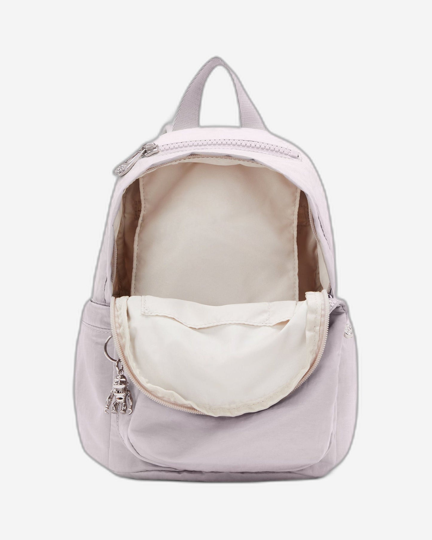 Kipling Delia Mini Gleam Silver Small Backpack C2I4563-K6G