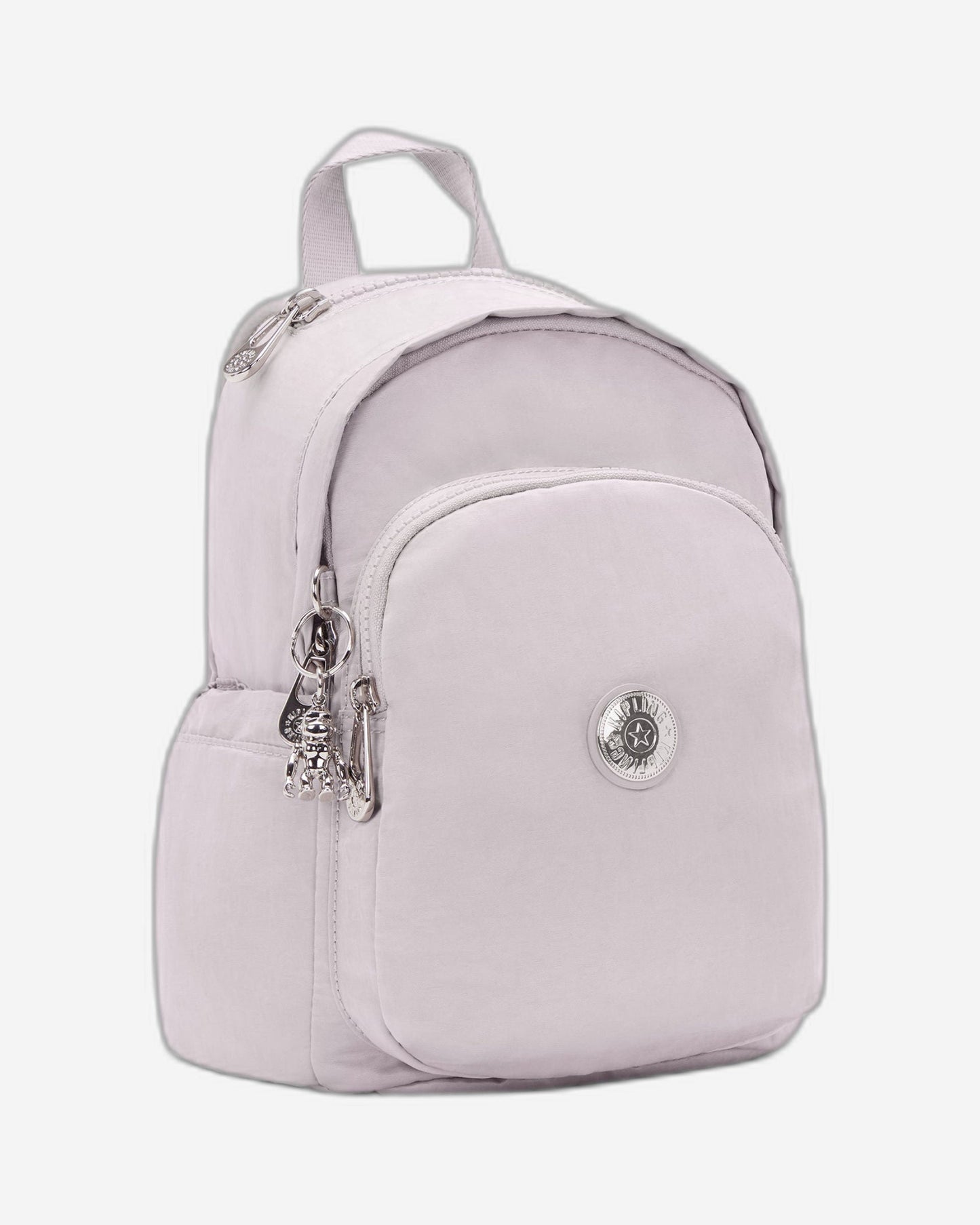 Kipling Delia Mini Gleam Silver Small Backpack C2I4563-K6G