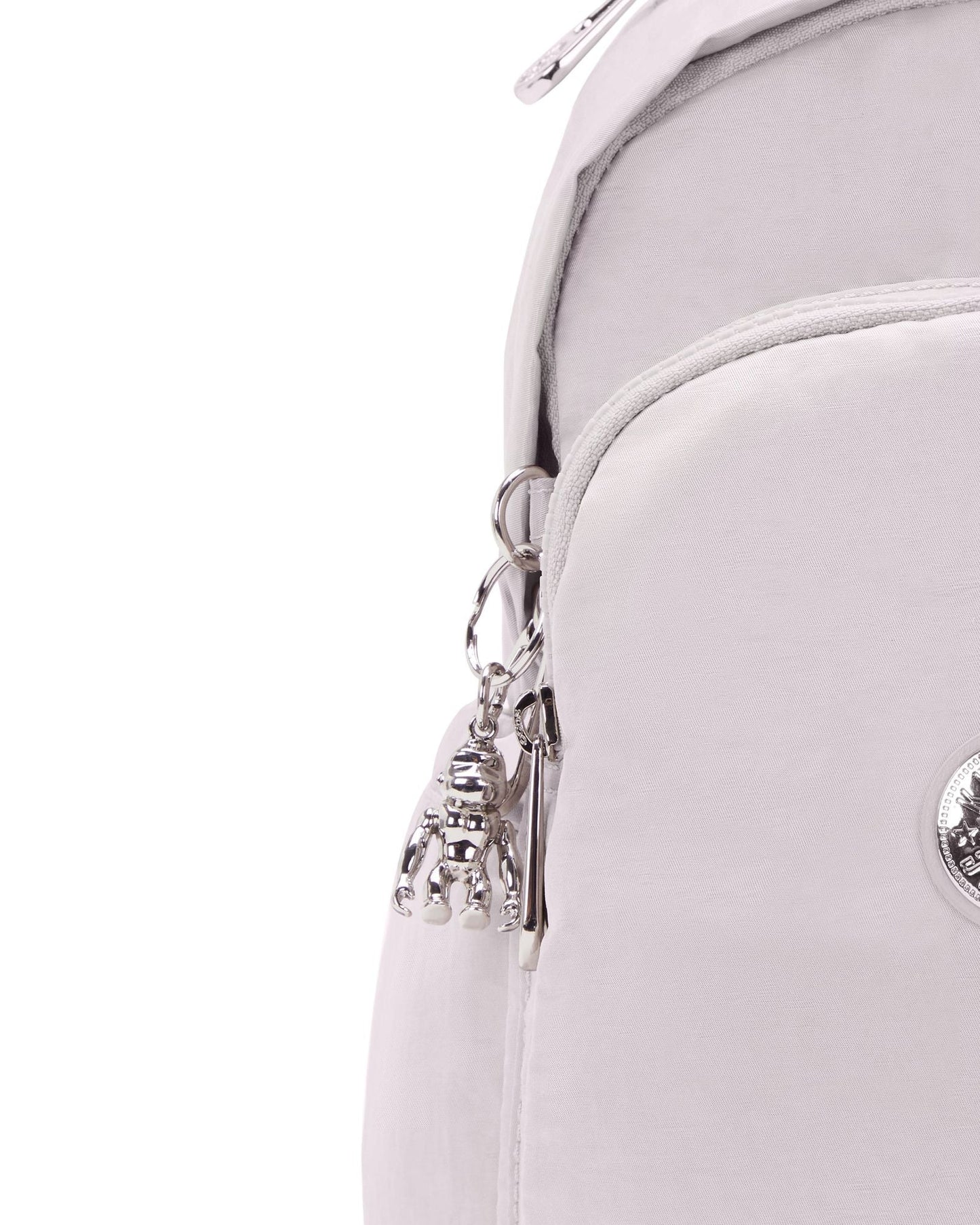 Kipling Delia Mini Gleam Silver Small Backpack C2I4563-K6G