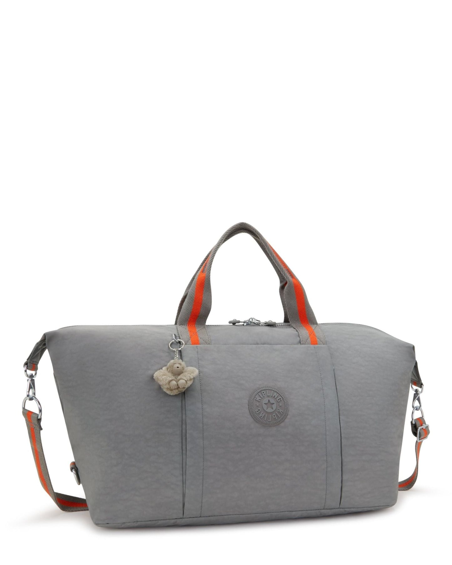 Kipling Bori Inviting Grey Large weekender (with trolley sleeve and removable shoulderstrap) I4582-8DH