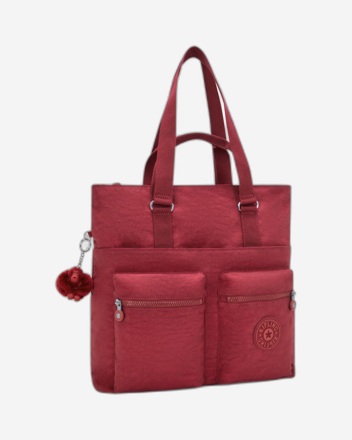 Kipling India Funky Red Large Tote I4609-4SS