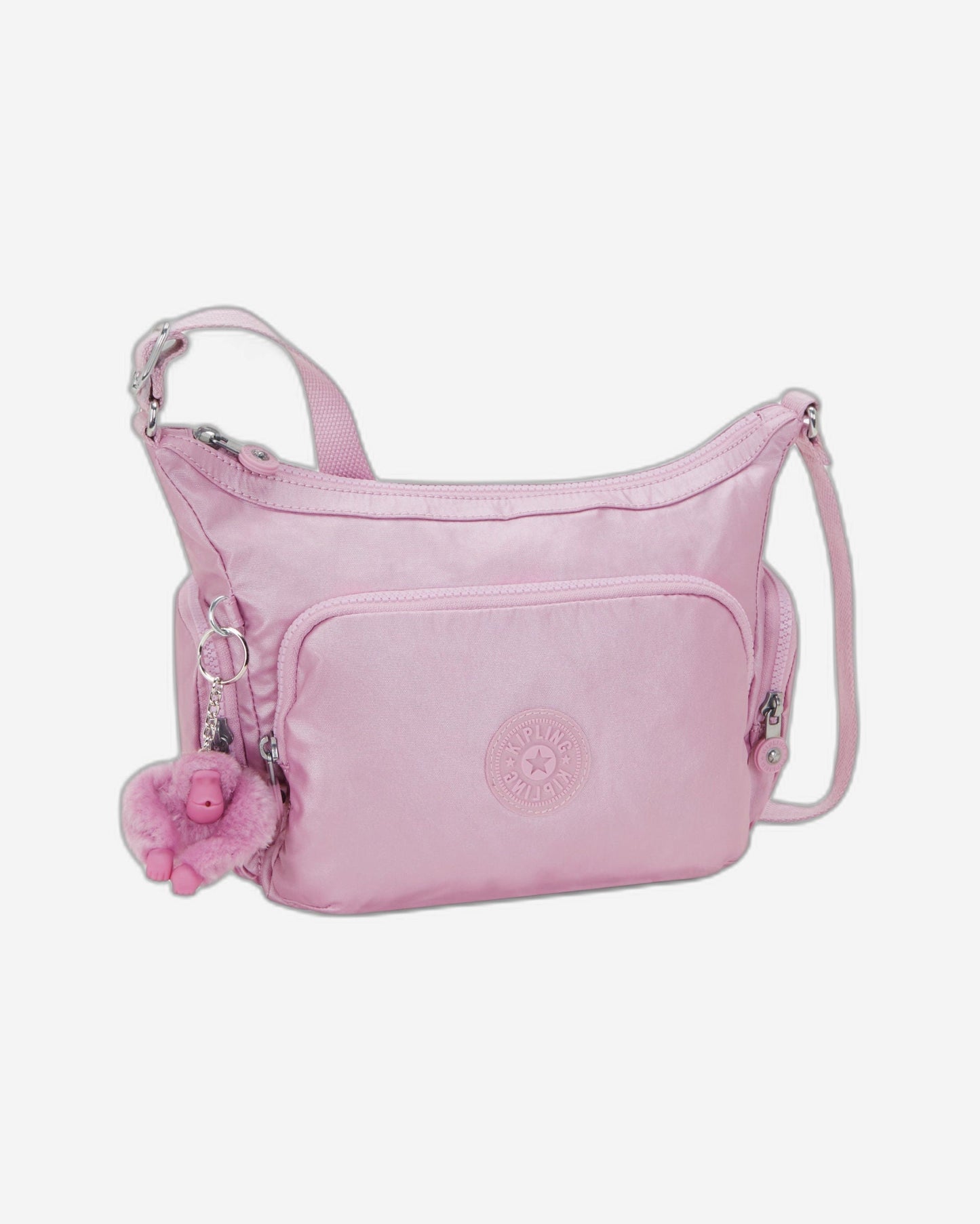 Kipling Gabb S Metallic Lilac Medium Crossbody Bag C2I4611-F4D