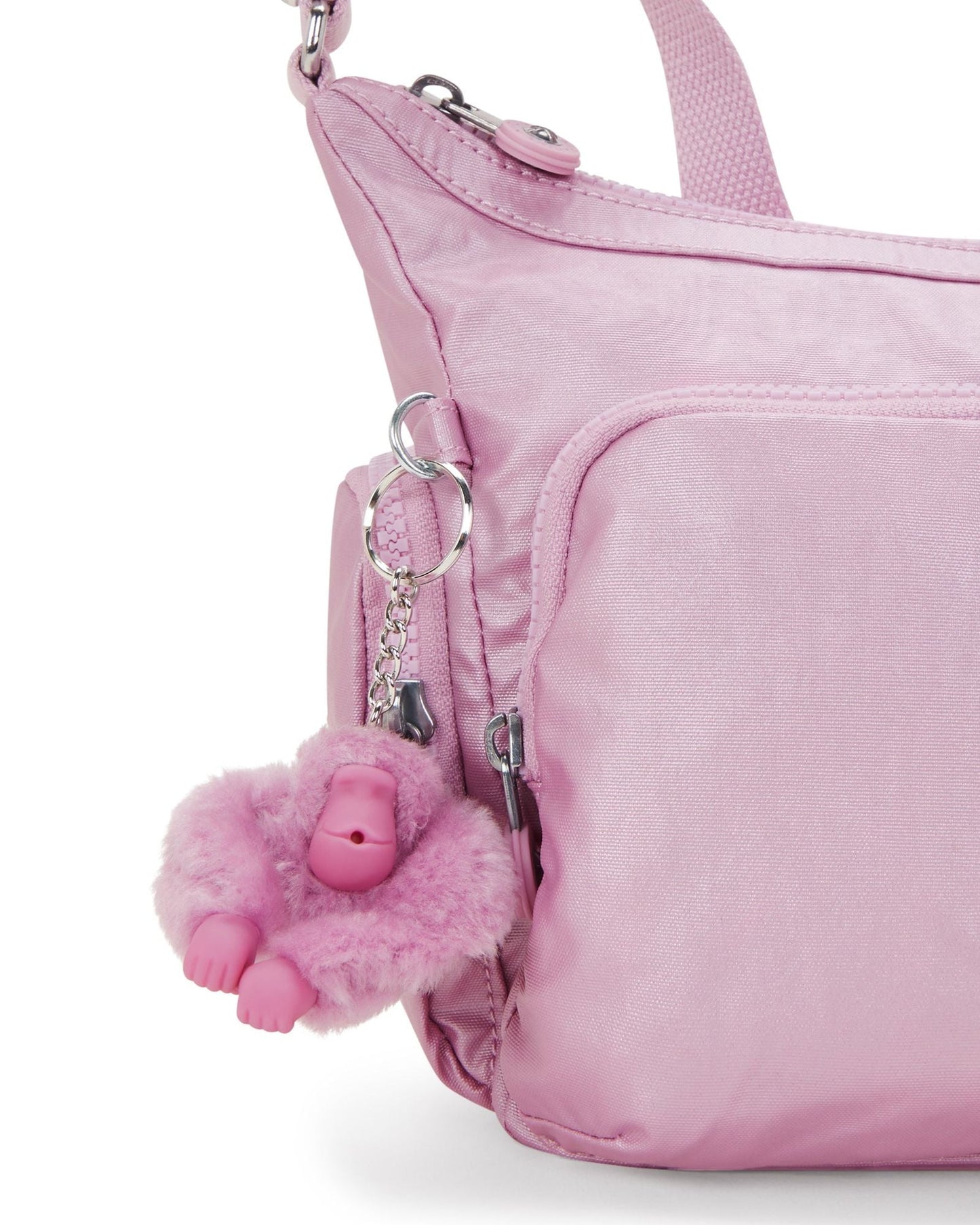 Kipling Gabb S Metallic Lilac Medium Crossbody Bag C2I4611-F4D