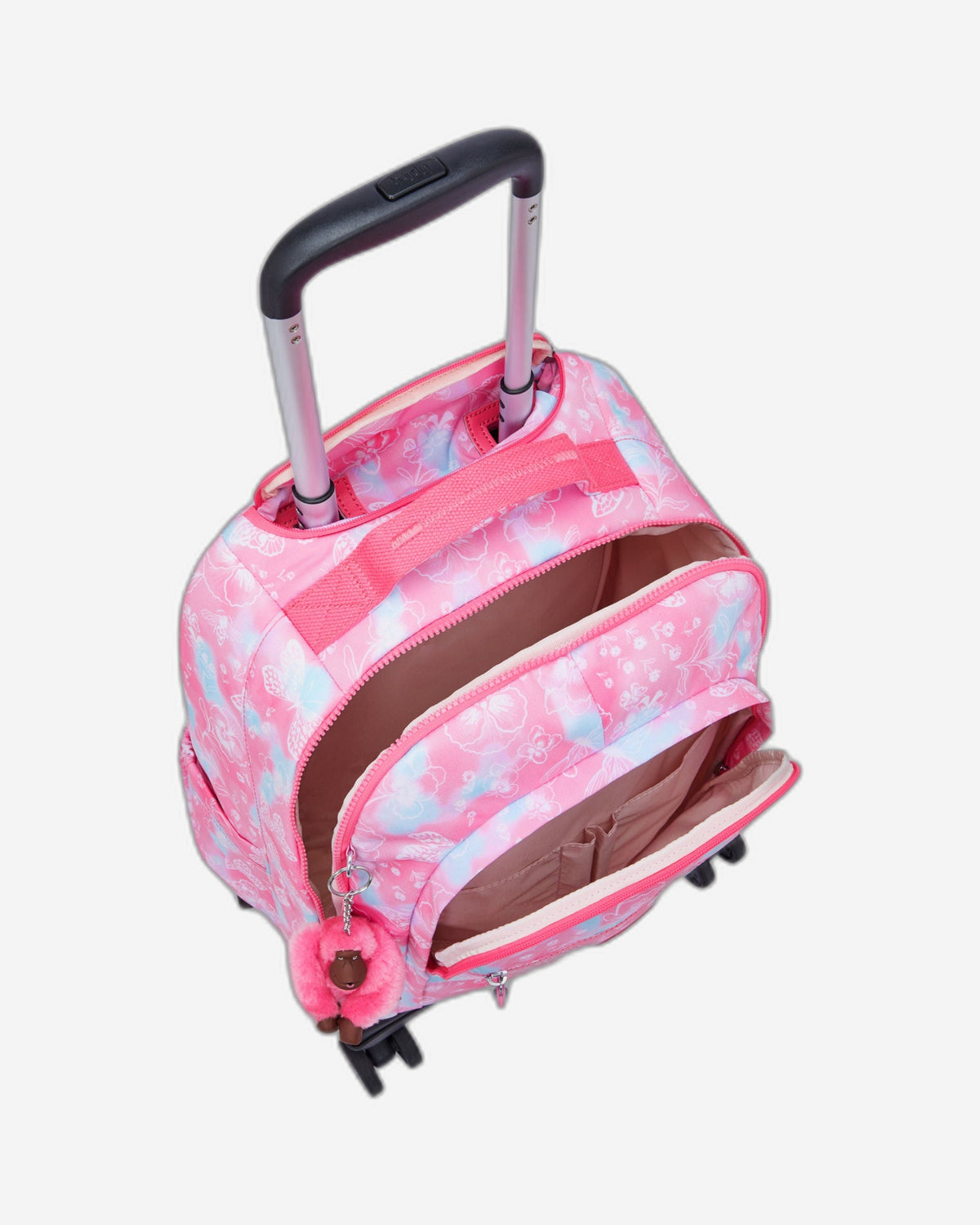 Kipling New Zea Garden Clouds Large Wheeled Backpack C2I4674-2PE