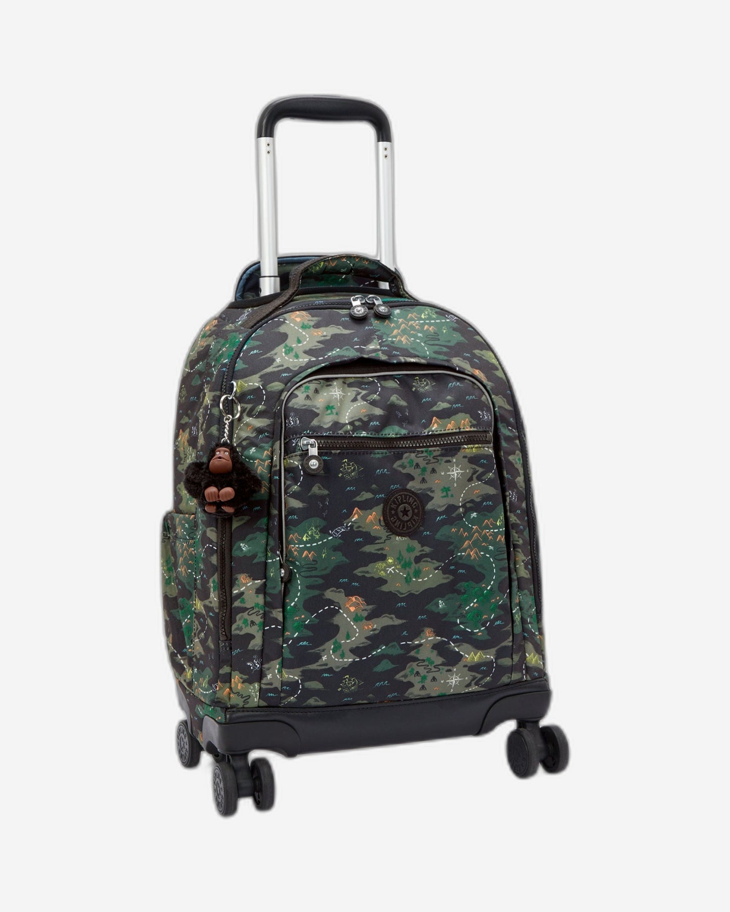 KIPLING New Zea Camo Treasure Large wheeled backpack (with laptop protection) I4674-3PB
