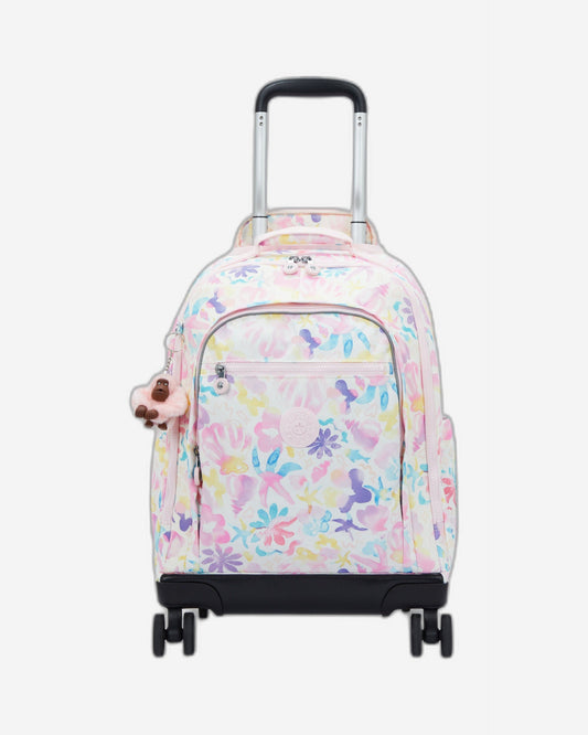 Kipling New Zea Aqua Sea Large wheeled backpack with laptop compartment I4674-4ES