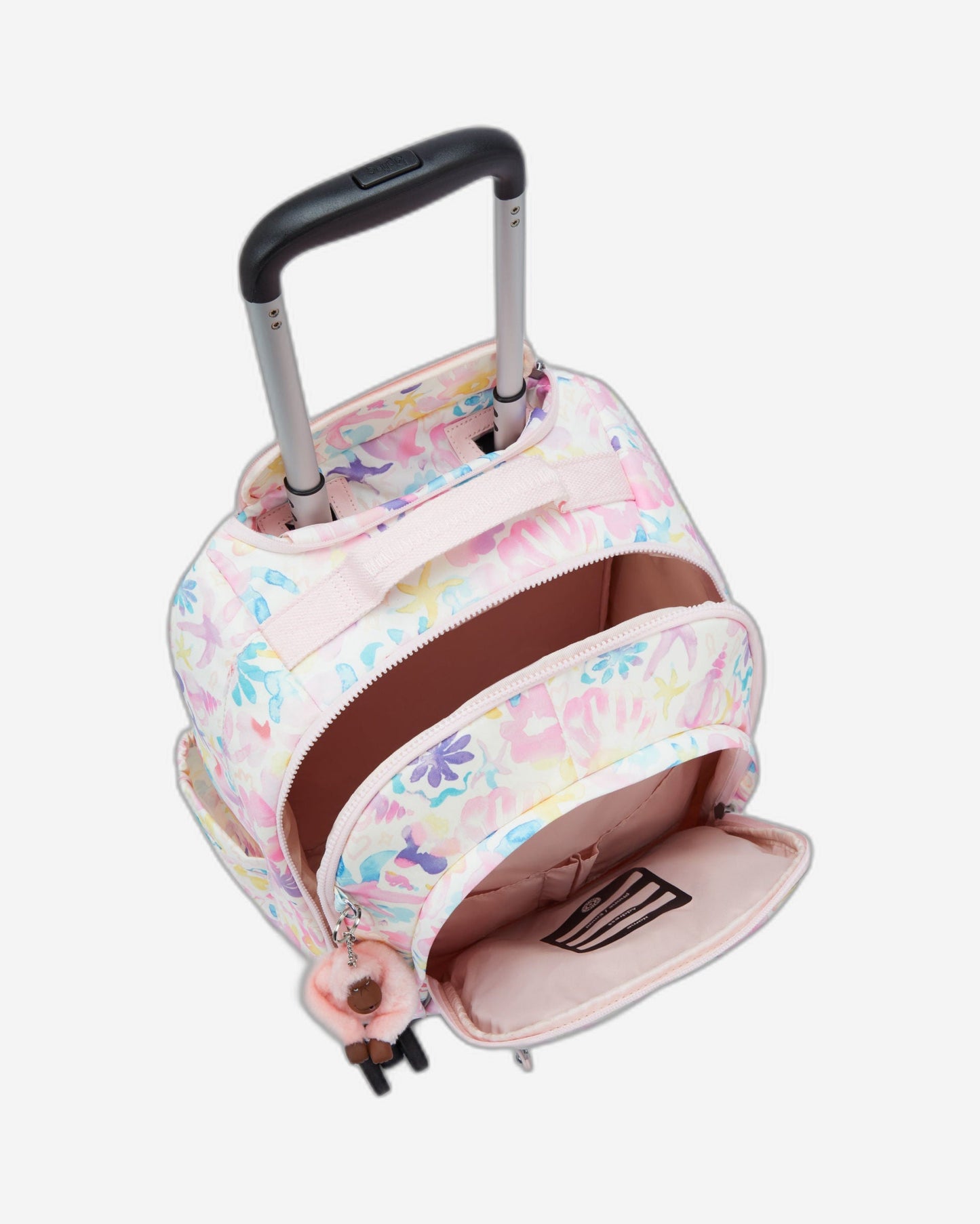 Kipling New Zea Aqua Sea Large wheeled backpack with laptop compartment I4674-4ES