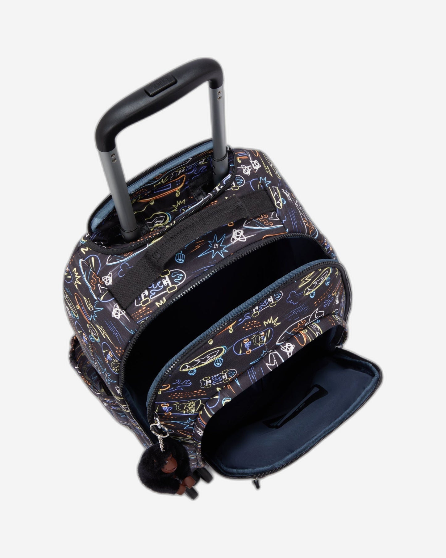Kipling New Zea Neon Skate Large wheeled backpack with laptop compartment I4674-71M