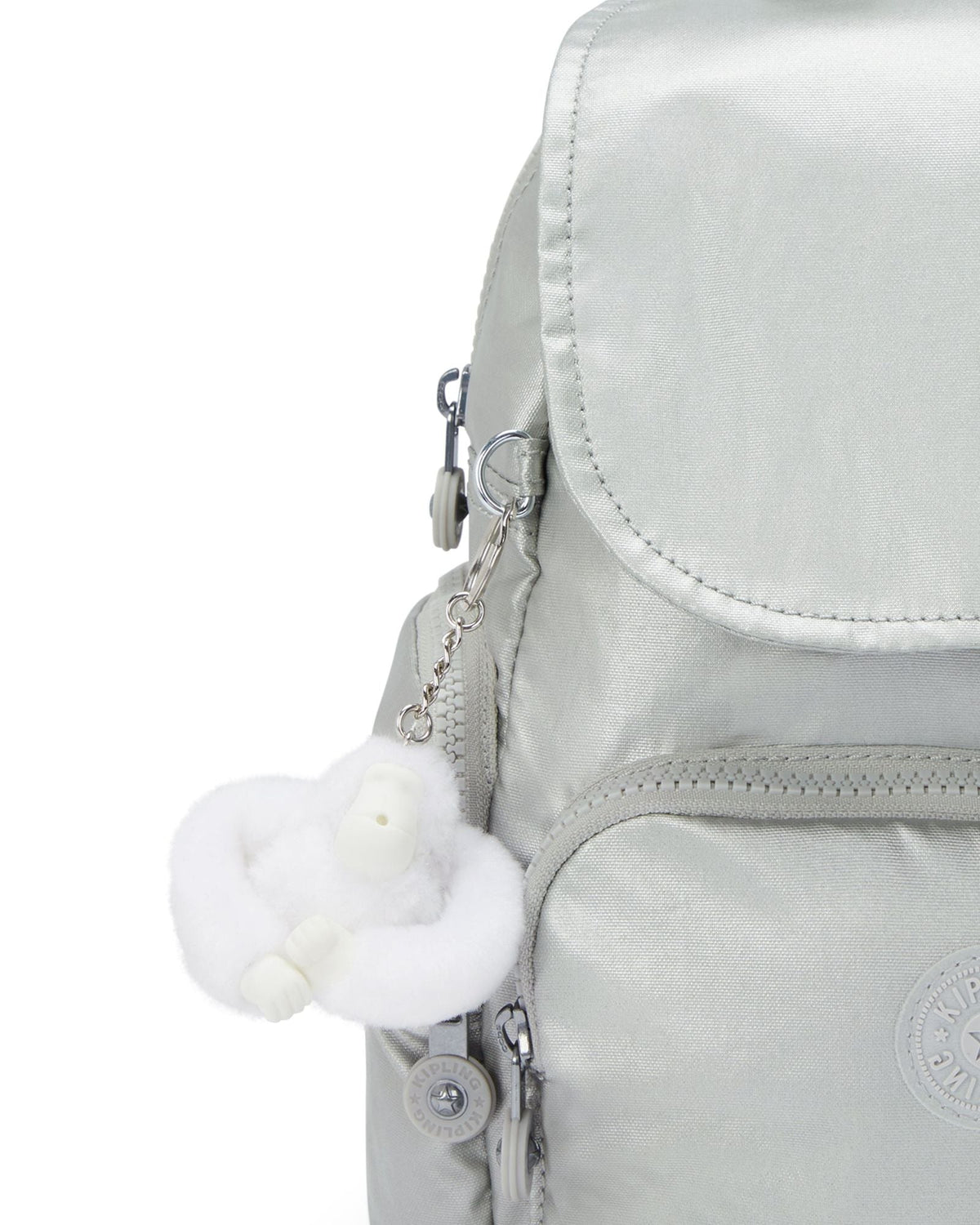 Kipling City Zip Mini New Bright Metallic Small Backpack I4697-70P