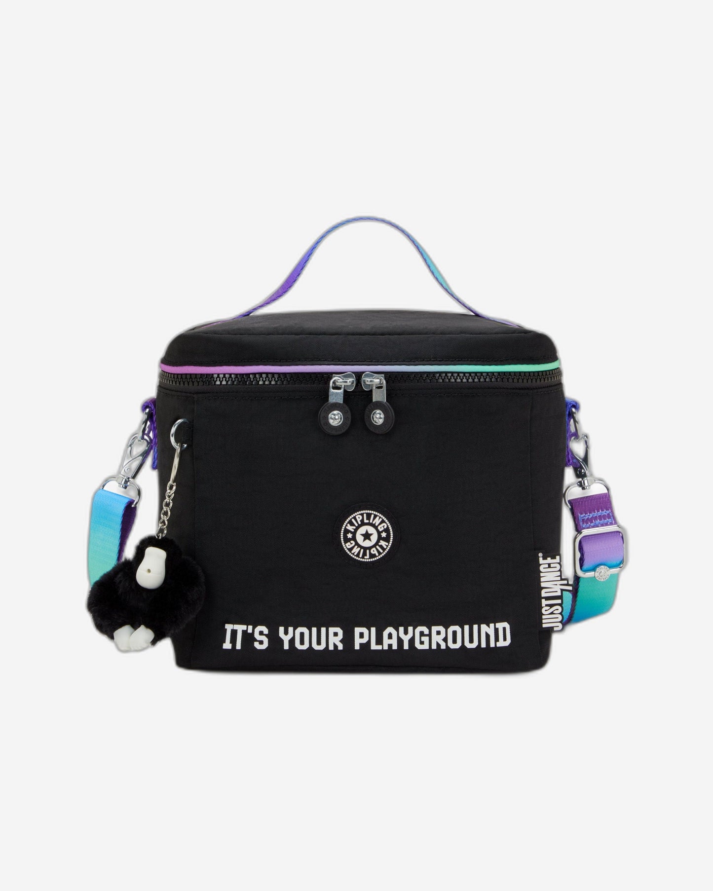 Kipling Graham Dance Black Lunchbag with removable shoulderstrap I4699-JU7