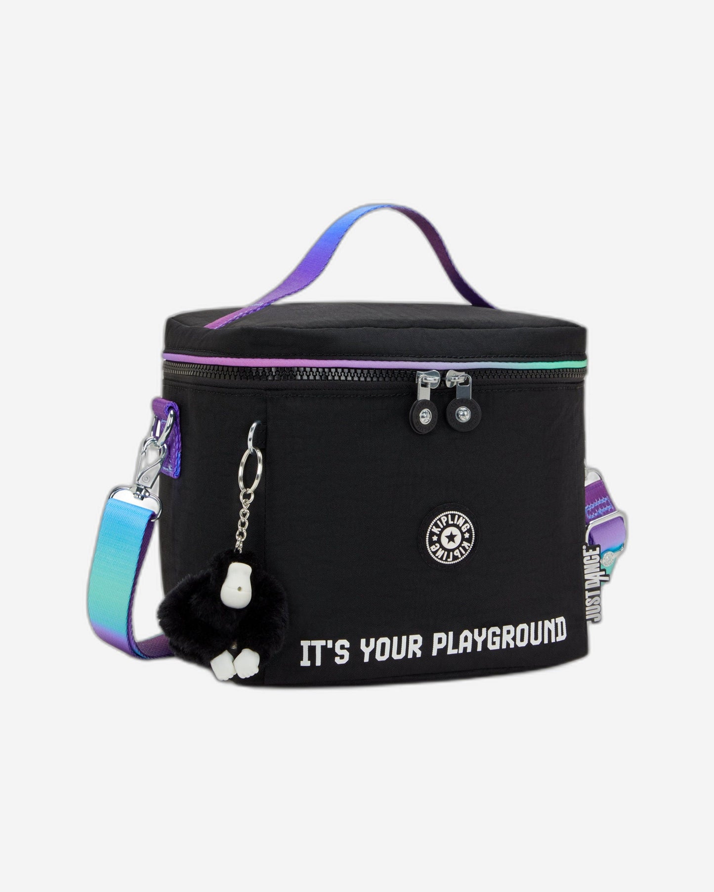 Kipling Graham Dance Black Lunchbag with removable shoulderstrap I4699-JU7