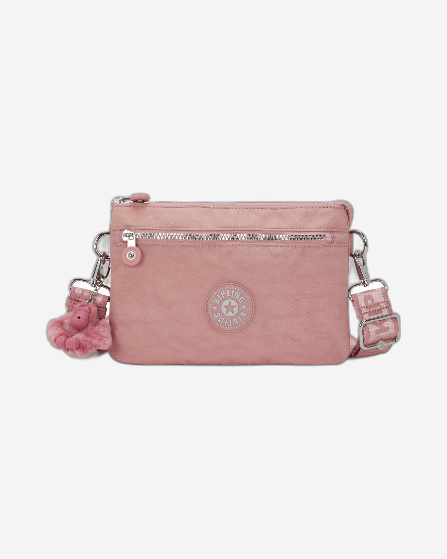 Kipling Riri Zip Glorious Pink Small crossbody (with removable shoulderstrap) I4745-8HB