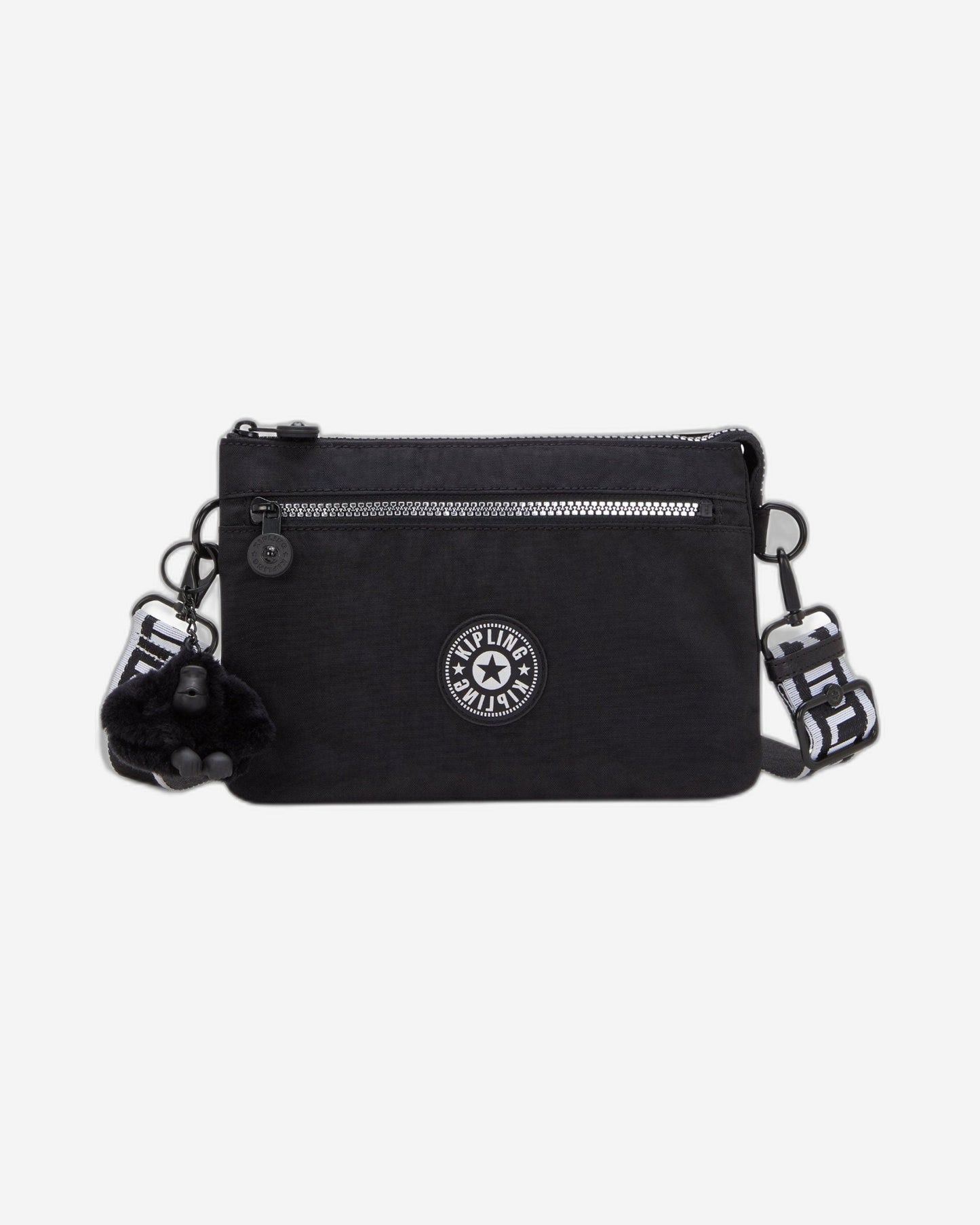 Kipling Riri Zip Glorious Silver Small Crossbody Bag I4745-9SB