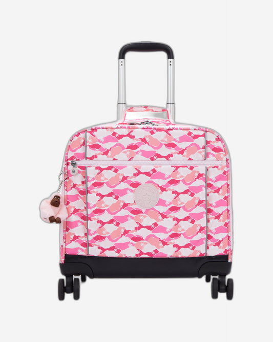 Kipling New Storia Pink Palm Large wheeled bag I4847-1BV