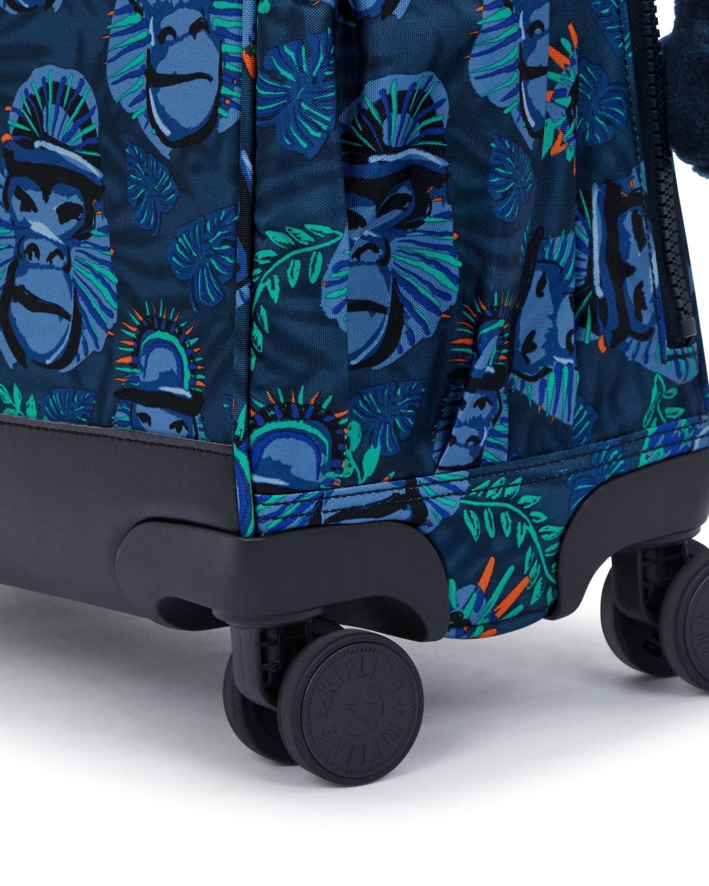Kipling New Storia Blue Monkey Fun Large Wheeled Bag C2I4847-8HJ