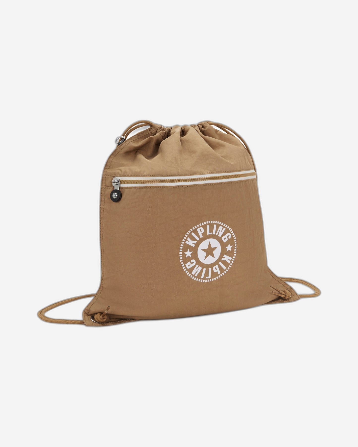 Kipling Supertaboo Early Tan C Medium backpack (with drawstring) I4971-7CT