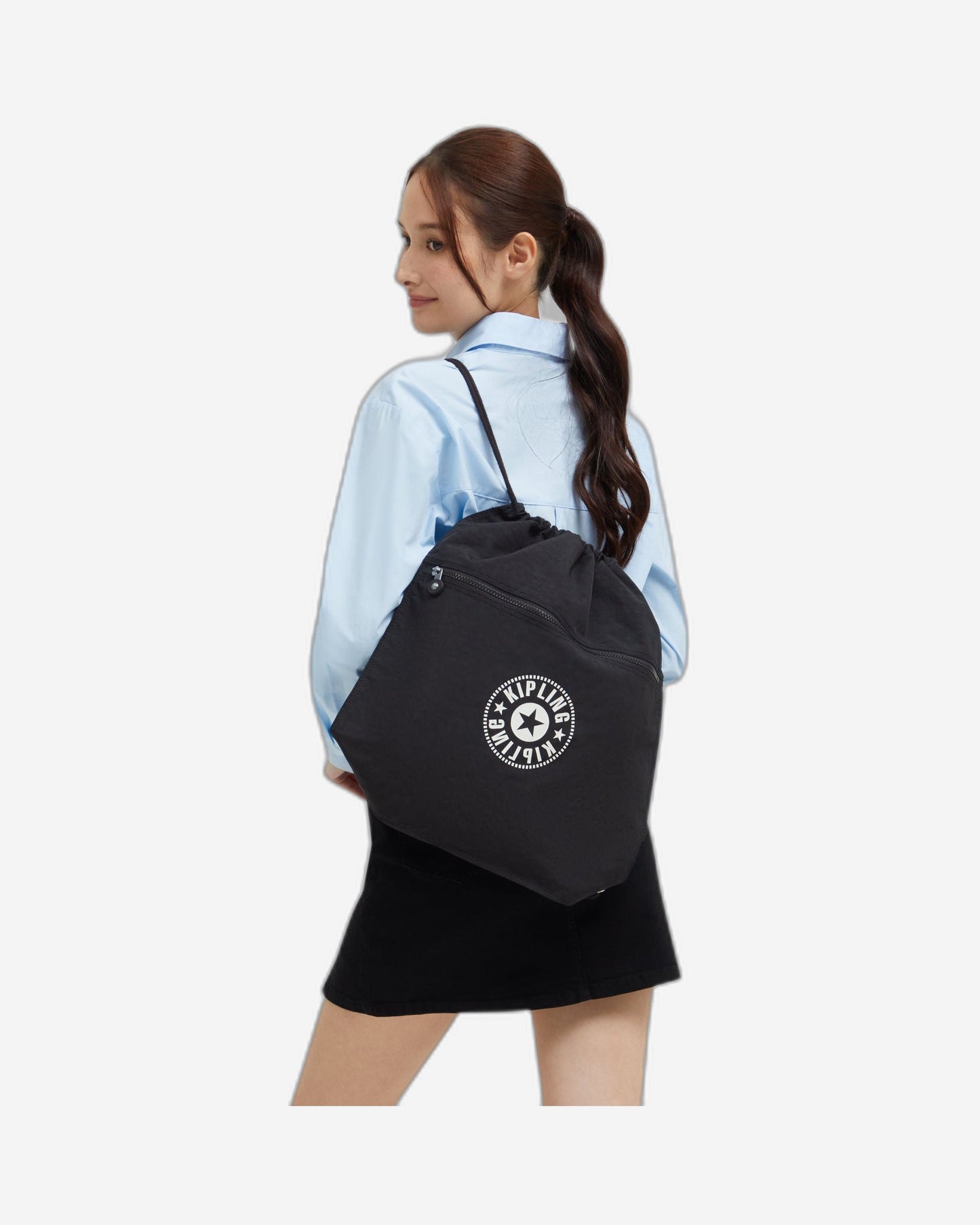 Kipling Supertaboo Black Lite Medium Backpack I4971-TL4