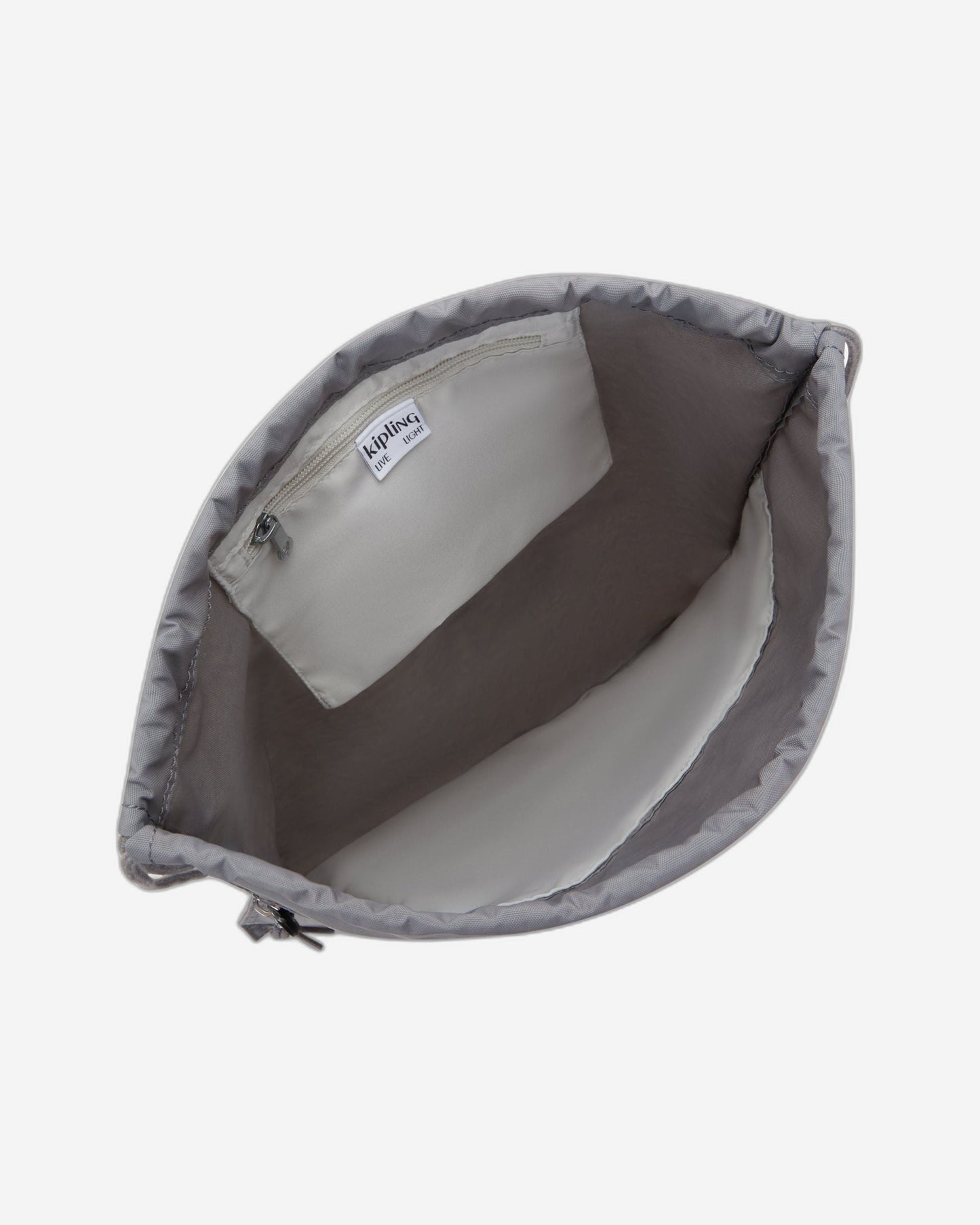 Kipling Supertaboo Inviting Grey C Medium backpack (with drawstring) I4971-Y00
