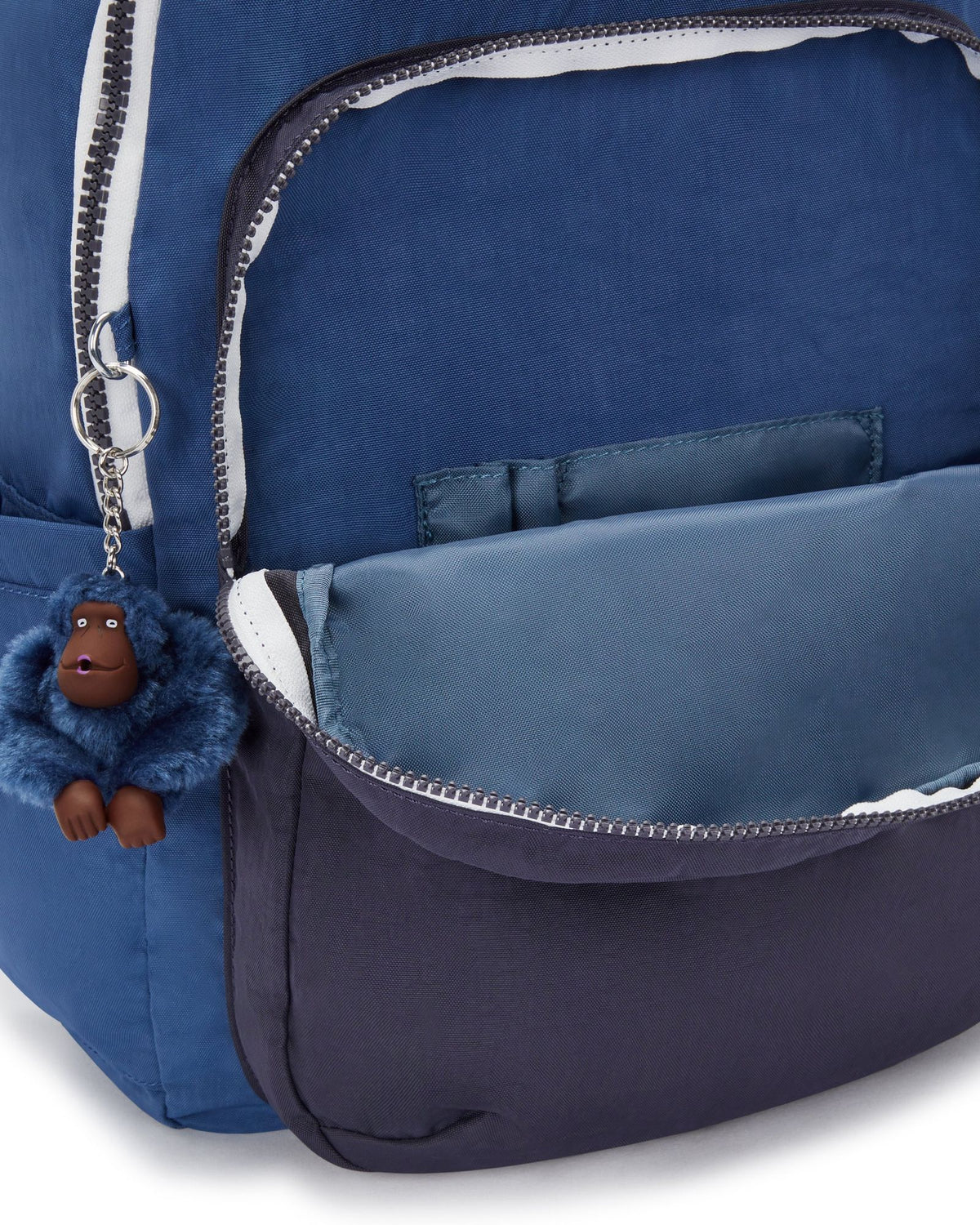 Kipling Seoul Fantasy Blue Bl Large Backpack C2I5140-8FB