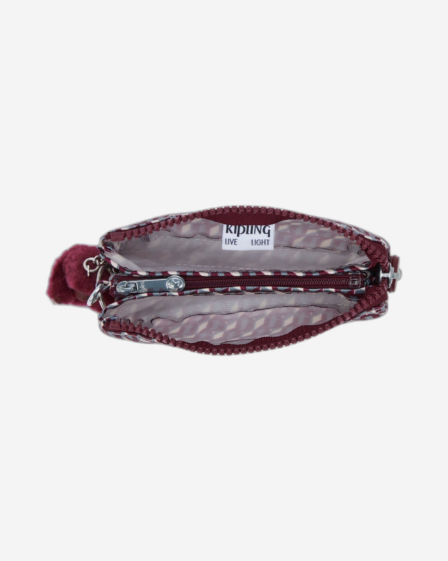 Kipling Creativity S 3Dk Wine Small purse I5159-1PB