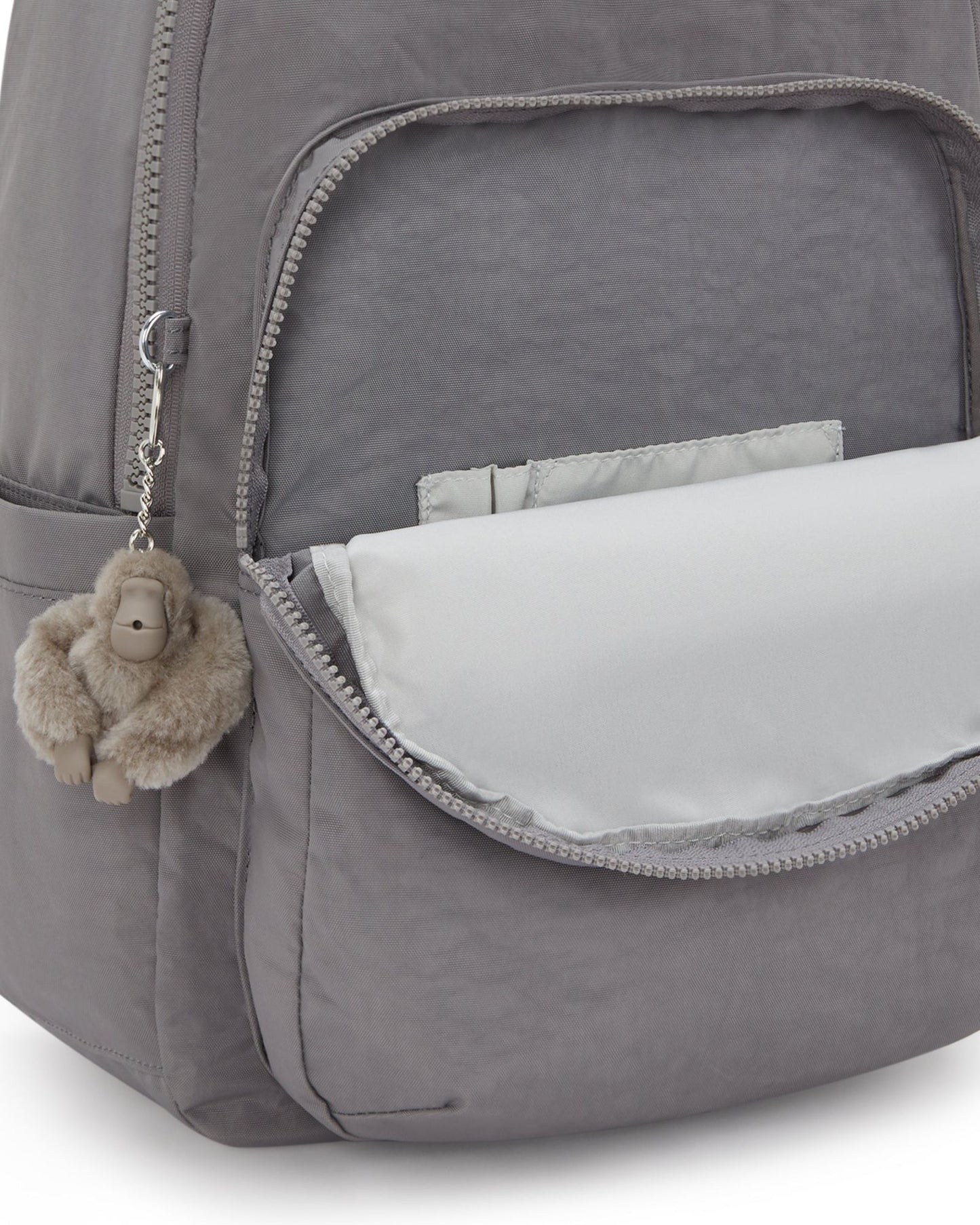 Kipling Seoul Inviting Grey Large Backpack I5210-8Dh
