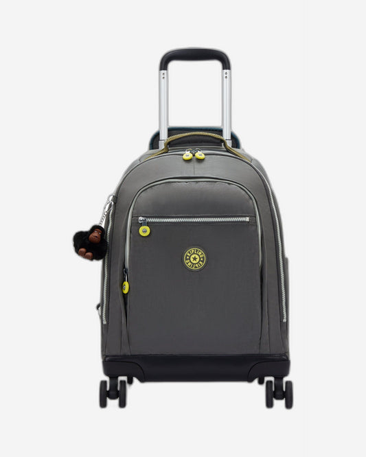 Kipling New Zea Back to Grey Large wheeled backpack with laptop compartment I5246-1DX