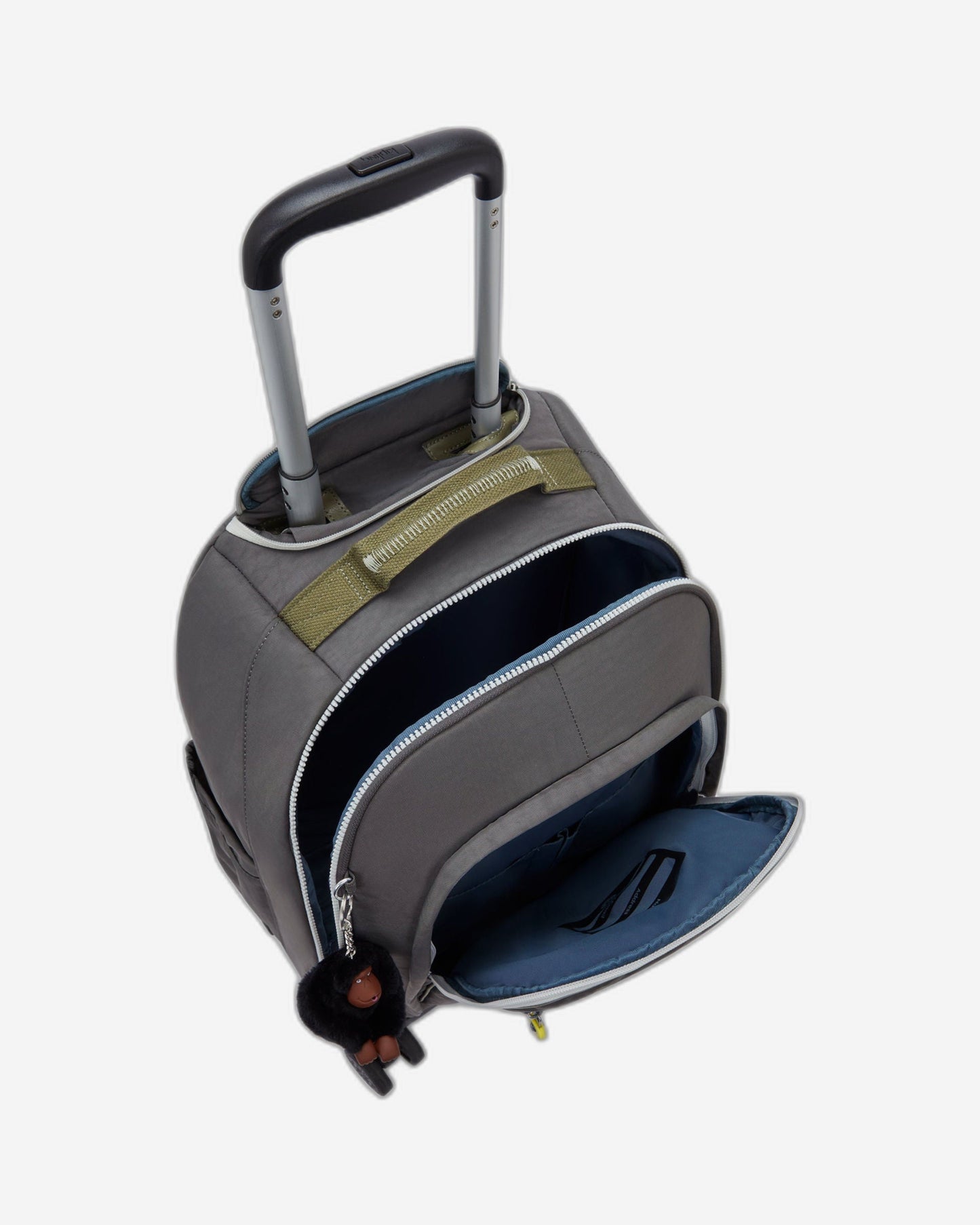 Kipling New Zea Back to Grey Large wheeled backpack with laptop compartment I5246-1DX
