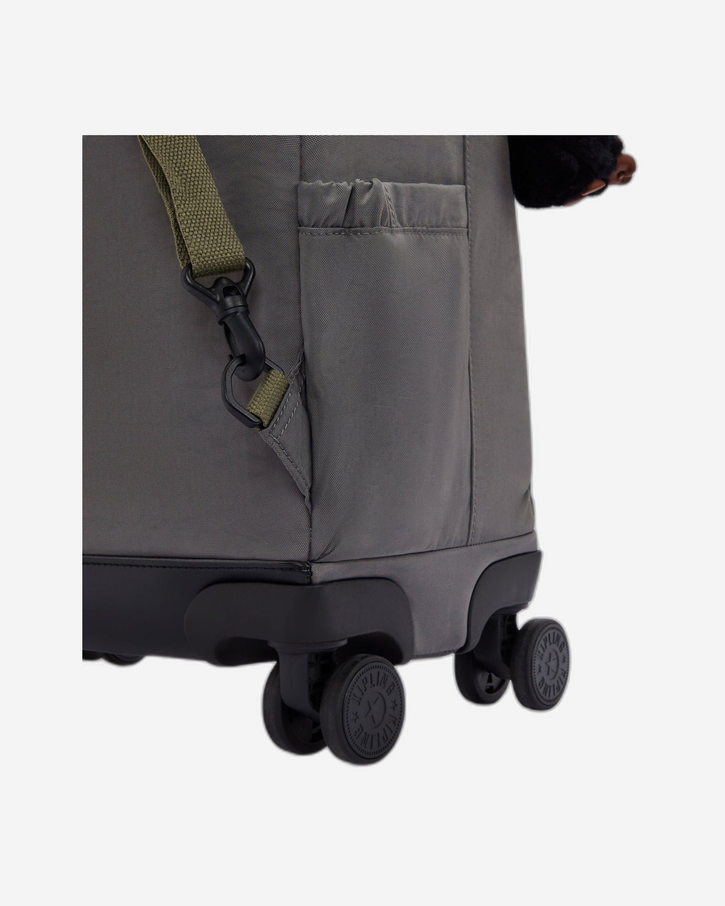 Kipling New Zea Back to Grey Large wheeled backpack with laptop compartment I5246-1DX