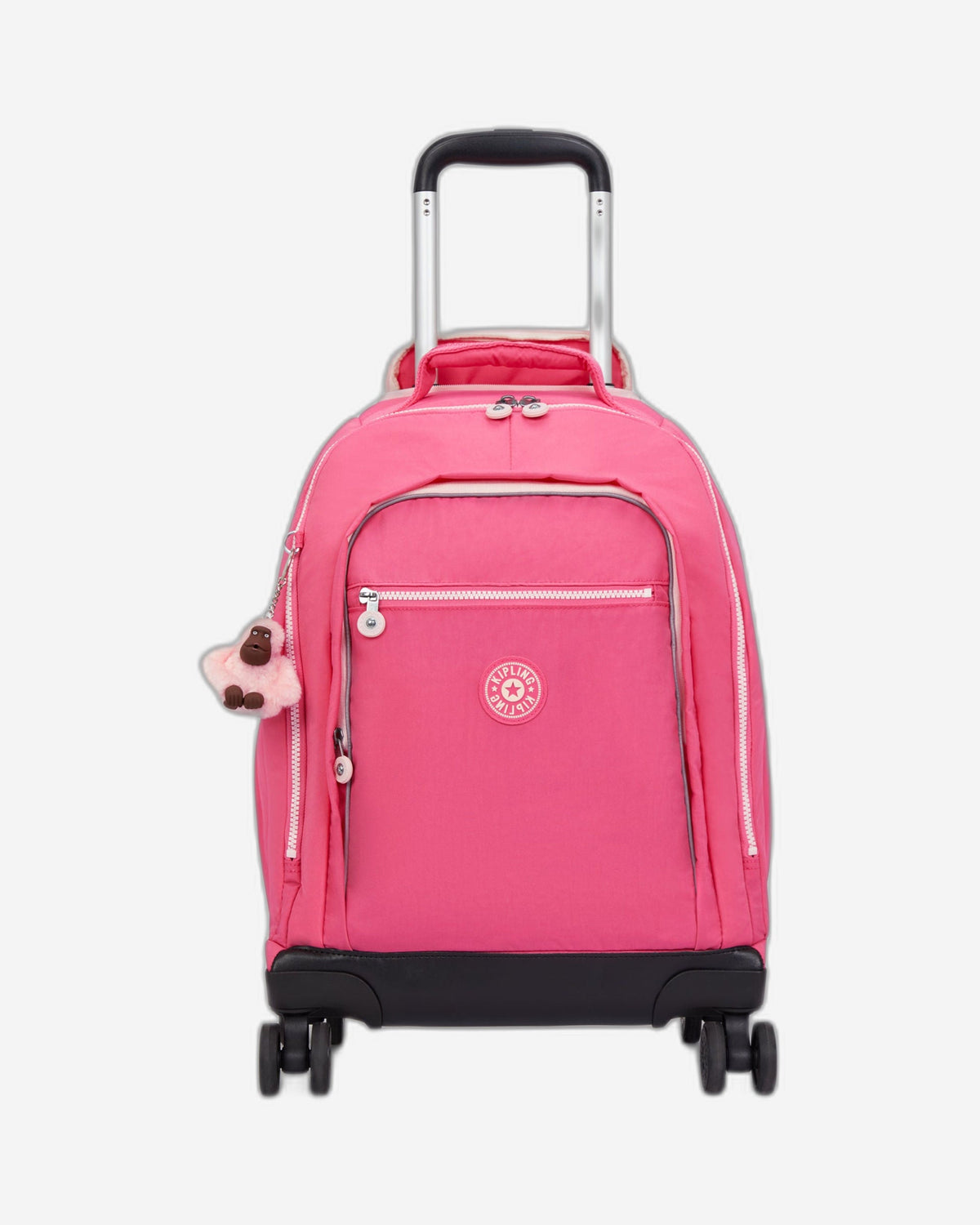 Kipling New Zea Happy Pink C Large Wheeled Backpack C2I5246-BZ8