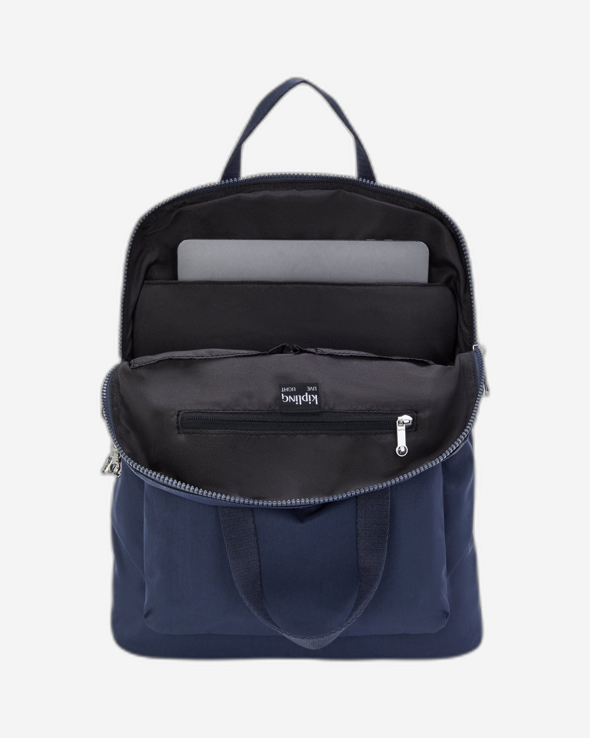 Kipling Kazuki Endless Blue Backpack with Laptop Sleeve I5306-86E