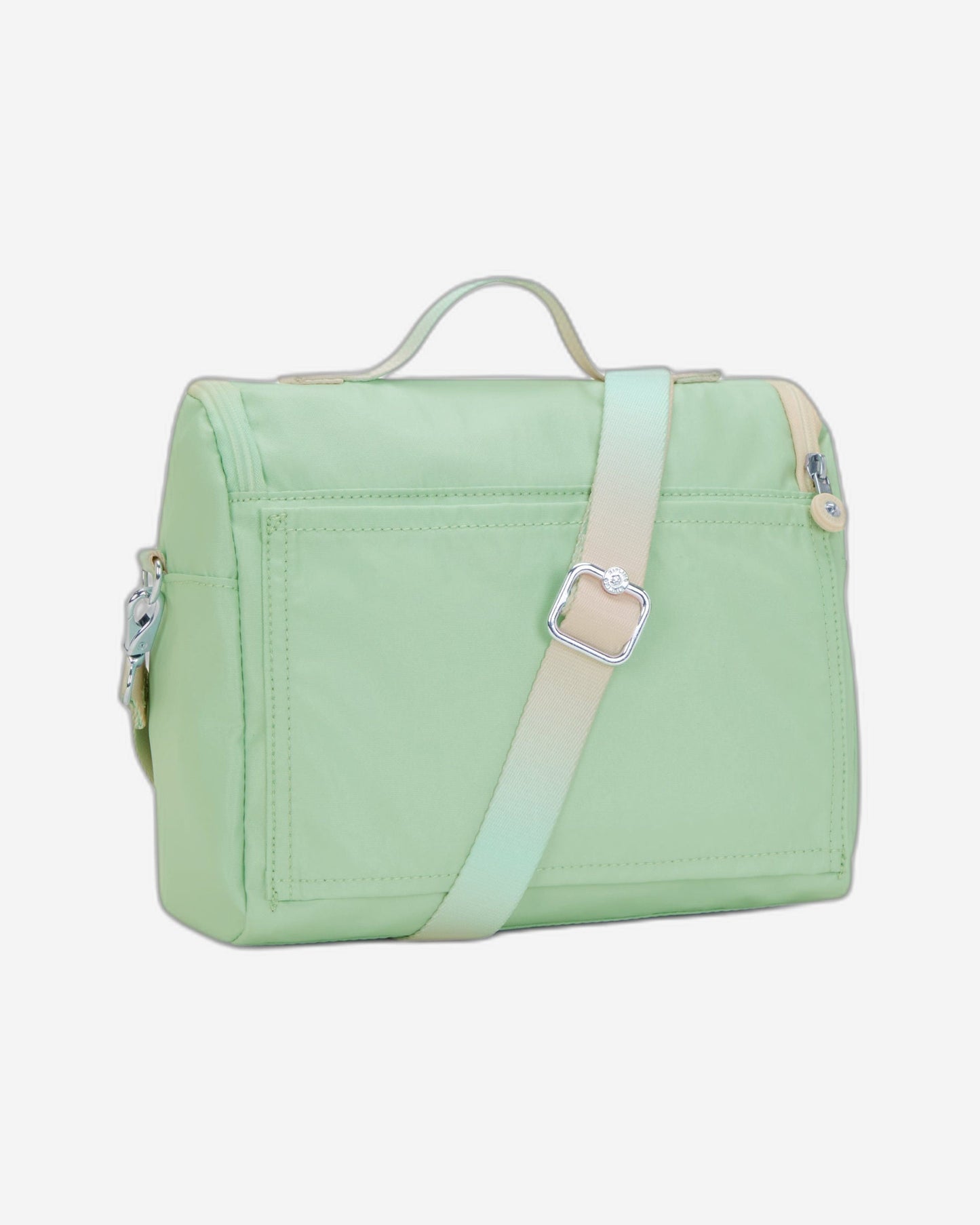 Kipling New Kichirou Soft Green Met Large Lunch Bag with Trolley Sleeve C2I5356-5KY