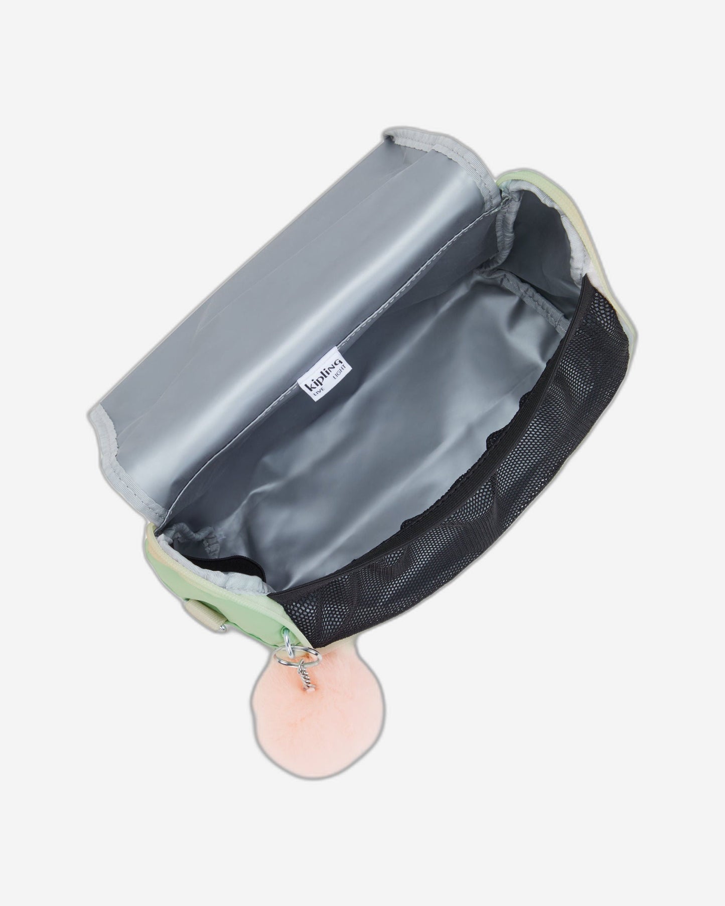 Kipling New Kichirou Soft Green Met Large Lunch Bag with Trolley Sleeve C2I5356-5KY