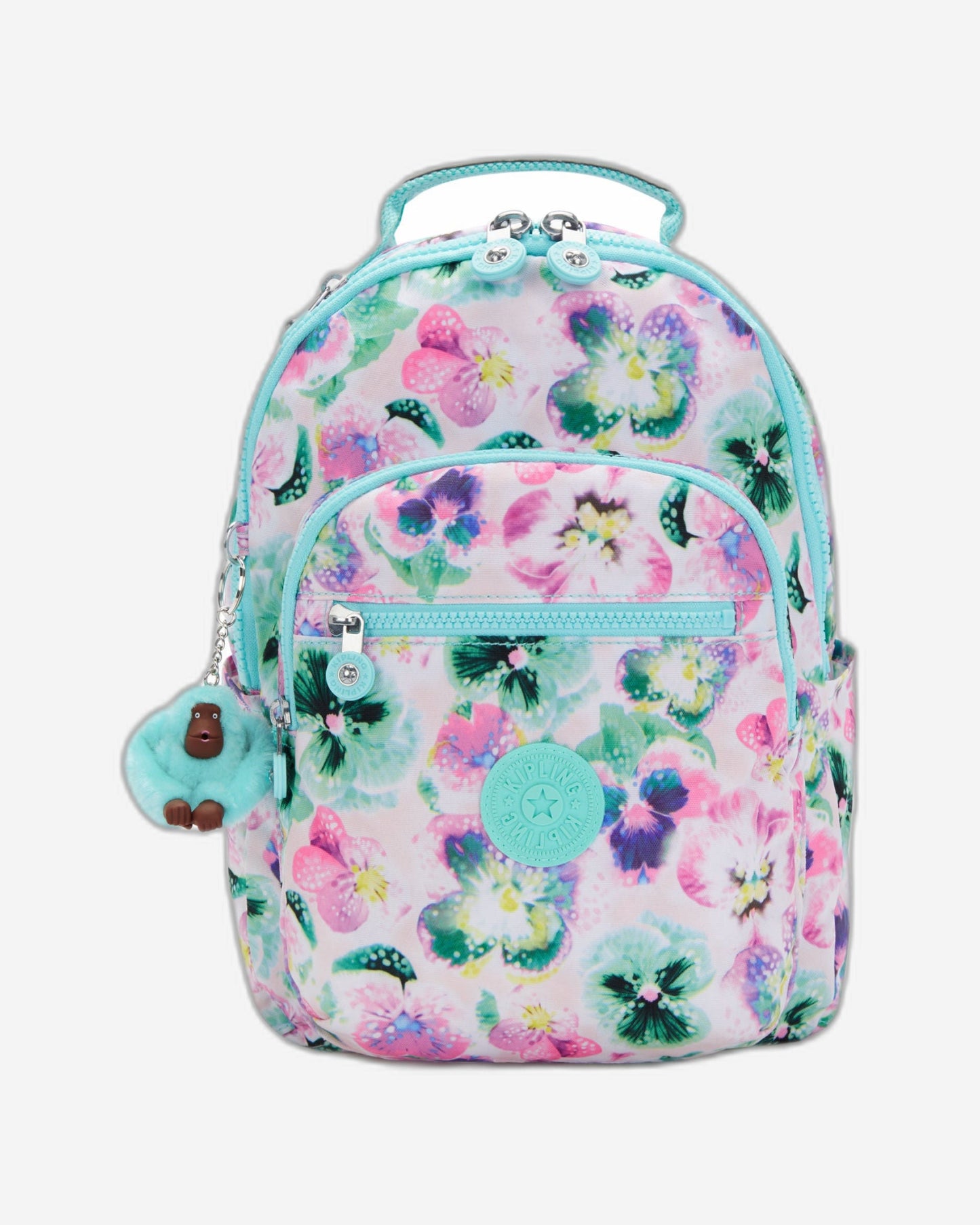 Kipling Seoul S Aqua Blossom Small Backpack C2I5357-7EC