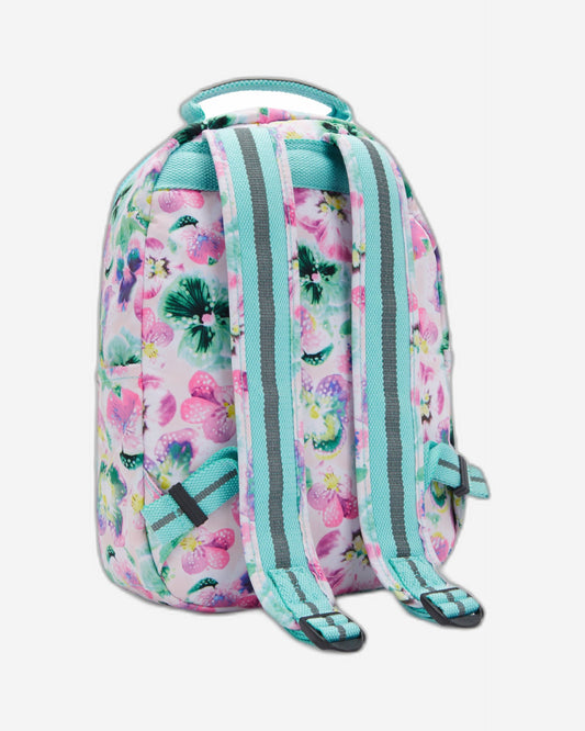 Kipling Seoul S Aqua Blossom Small Backpack C2I5357-7EC