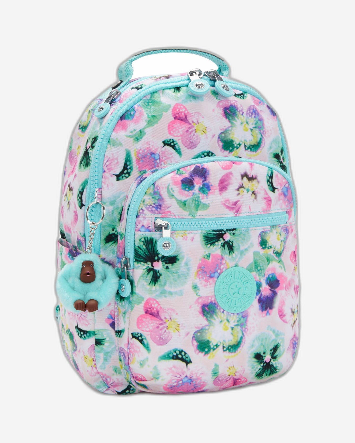 Kipling Seoul S Aqua Blossom Small Backpack C2I5357-7EC