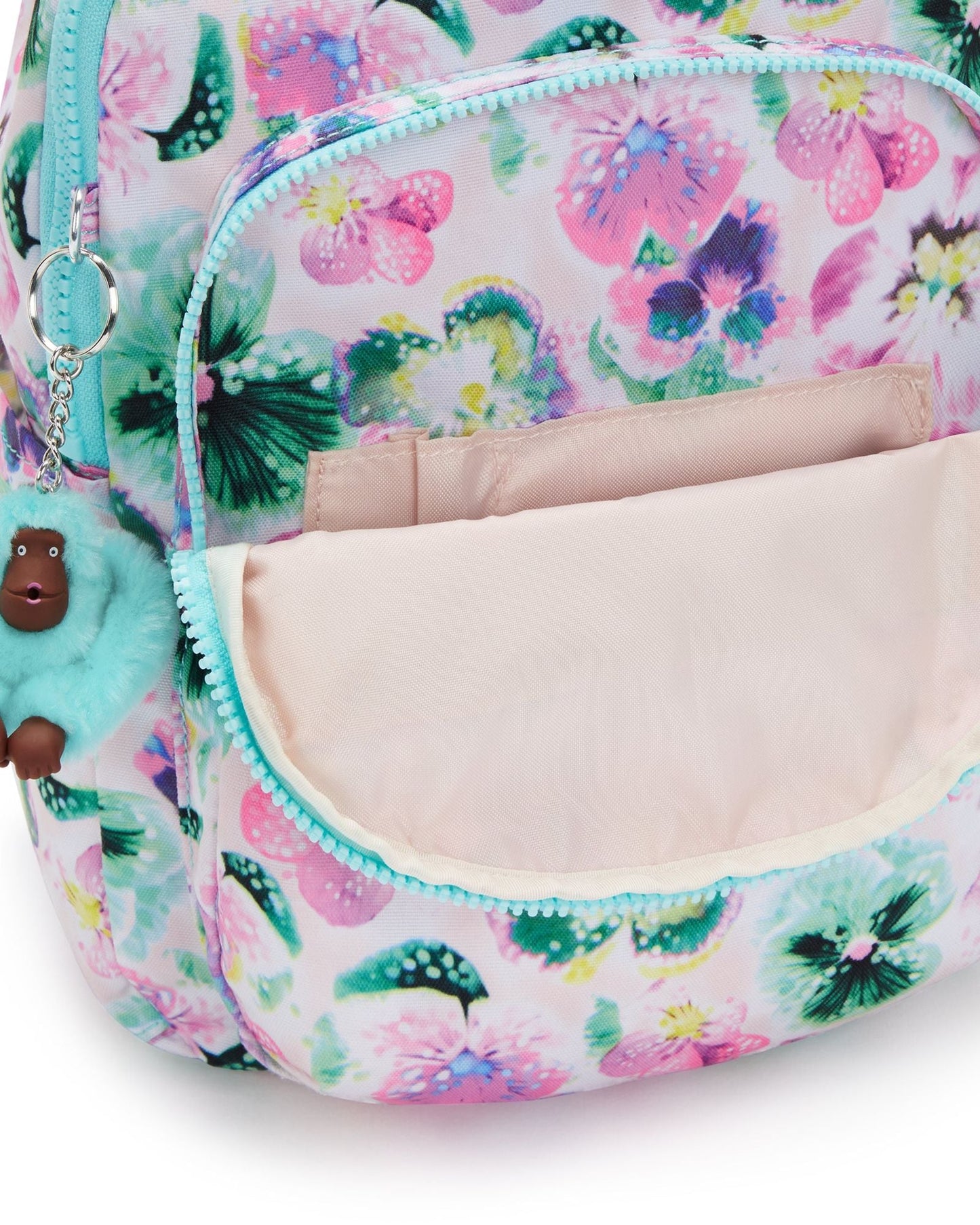 Kipling Seoul S Aqua Blossom Small Backpack C2I5357-7EC