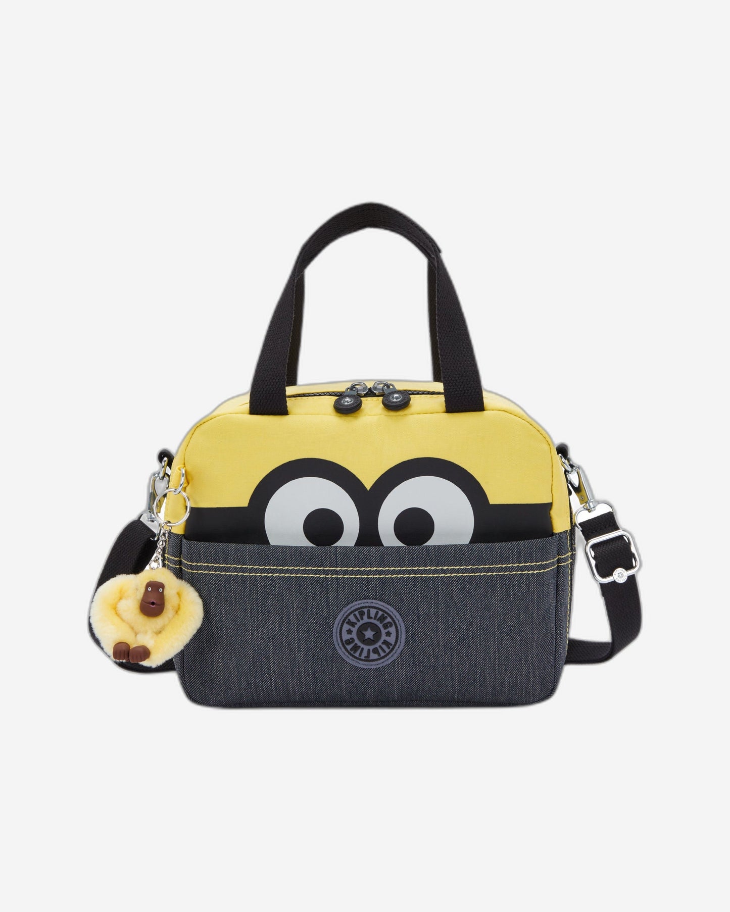 Kipling Miyo Minion Jeans Bl Large Lunch Bag with Trolley Sleeve C2I5533-MI8