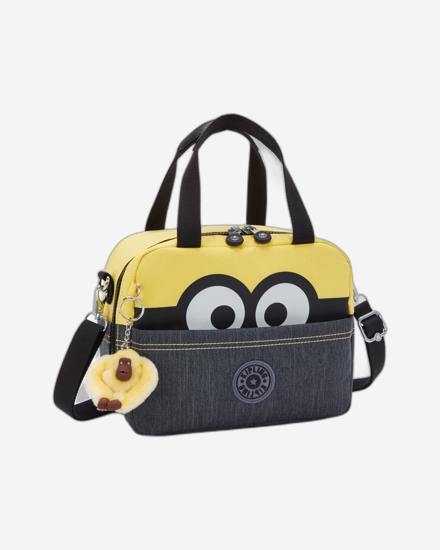 Kipling Miyo Minion Jeans Bl Large Lunch Bag with Trolley Sleeve C2I5533-MI8