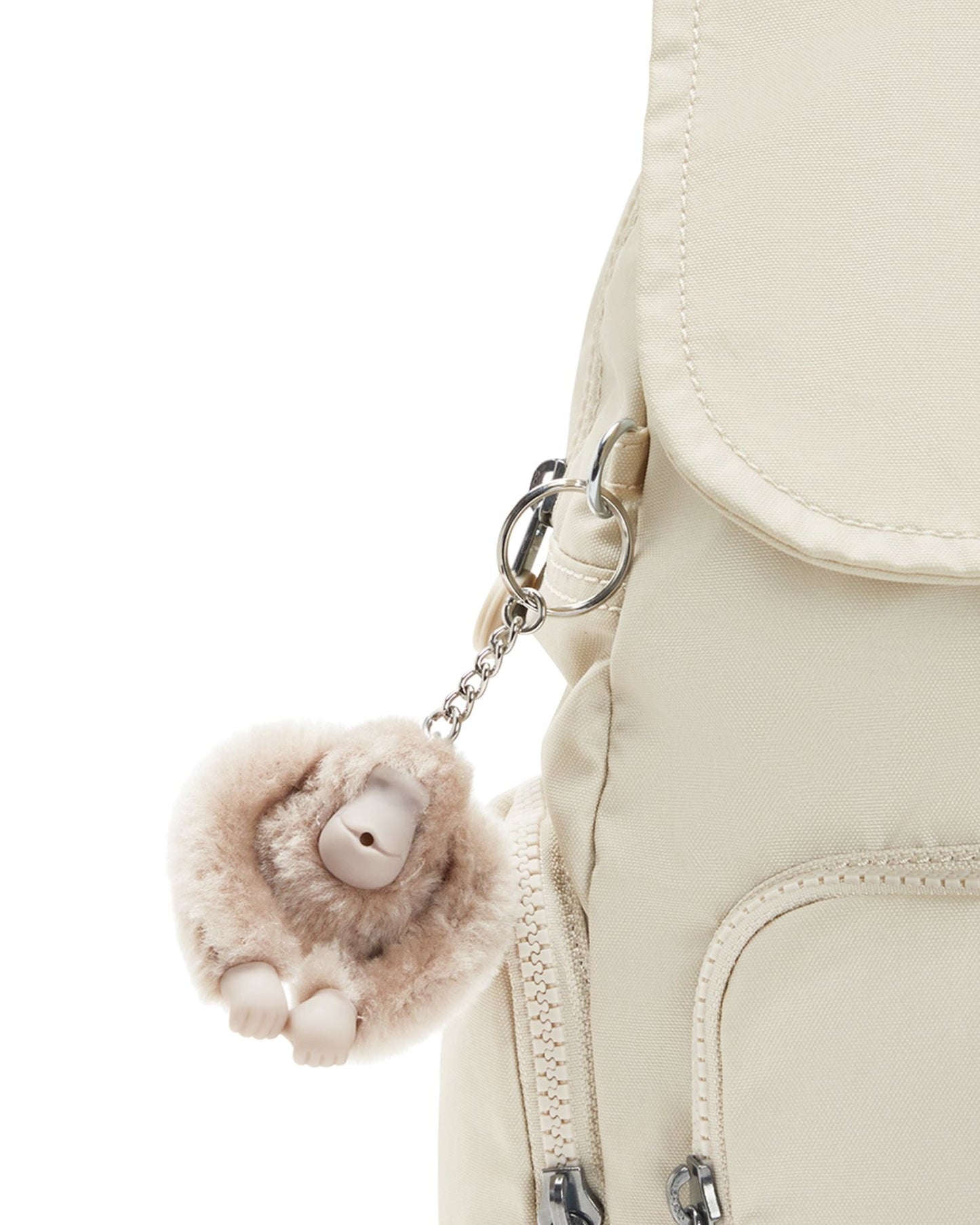 Kipling City Zip S Beige Pearl Small Backpack C2I5634-3KA