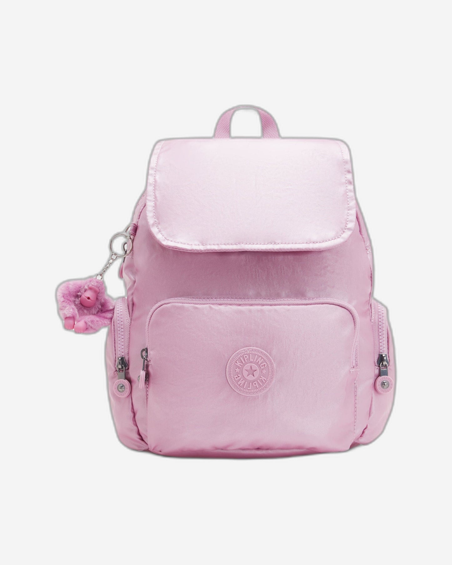Kipling City Zip S Metallic Lilac Small Backpack C2I5634-F4D