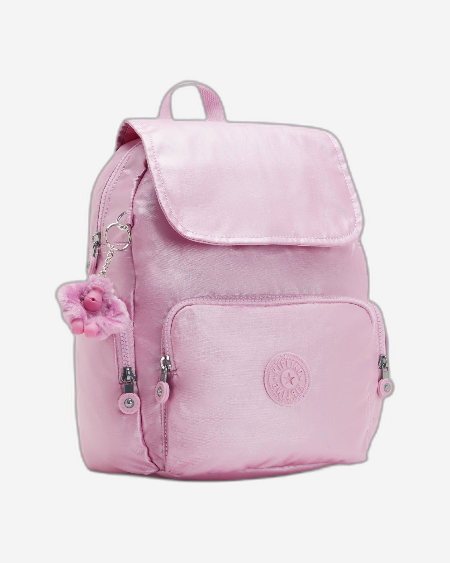 Kipling City Zip S Metallic Lilac Small Backpack C2I5634-F4D