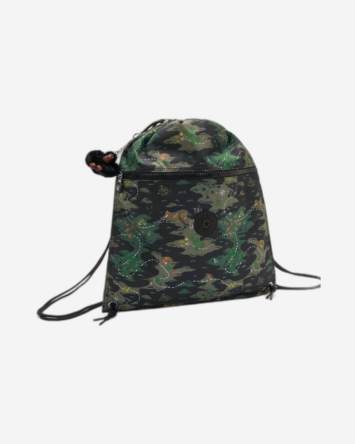 KIPLING Supertaboo Camo Treasure Medium backpack (with drawstring) I5637-3PB
