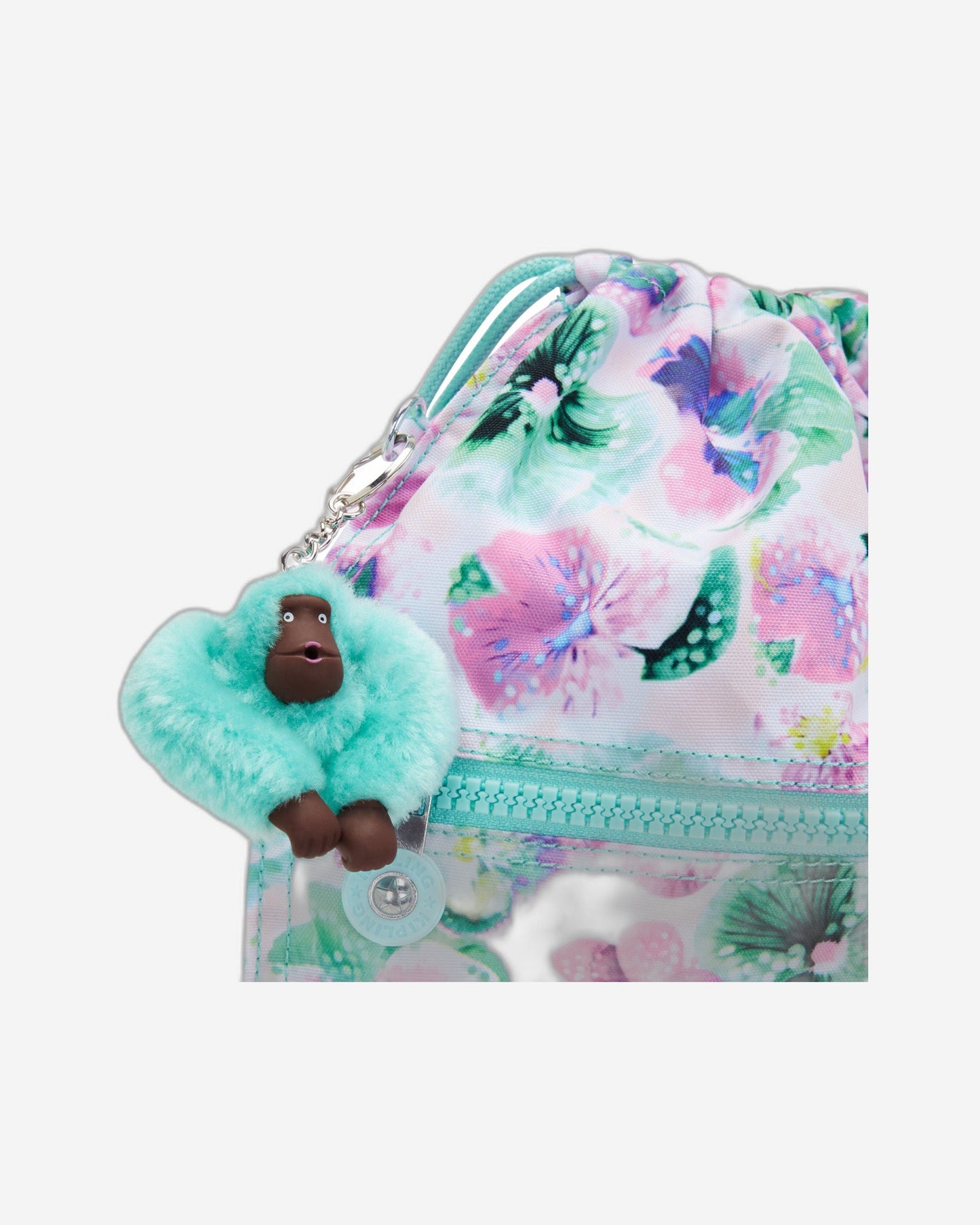 Kipling Supertaboo Aqua Blossom Medium Backpack C2I5637-7EC