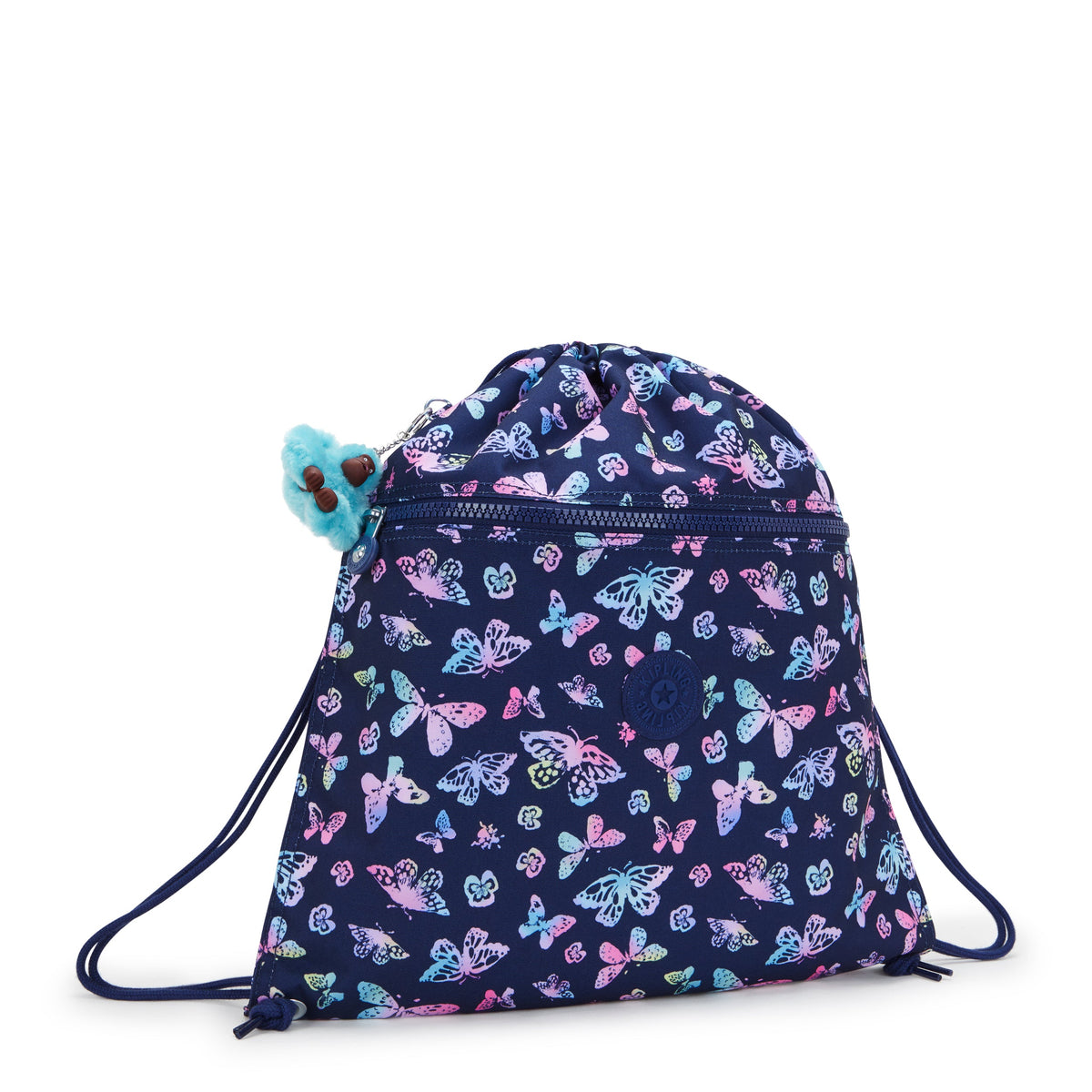 Kipling Supertaboo Butterfly Fun Medium Backpack C2I5637-F5K